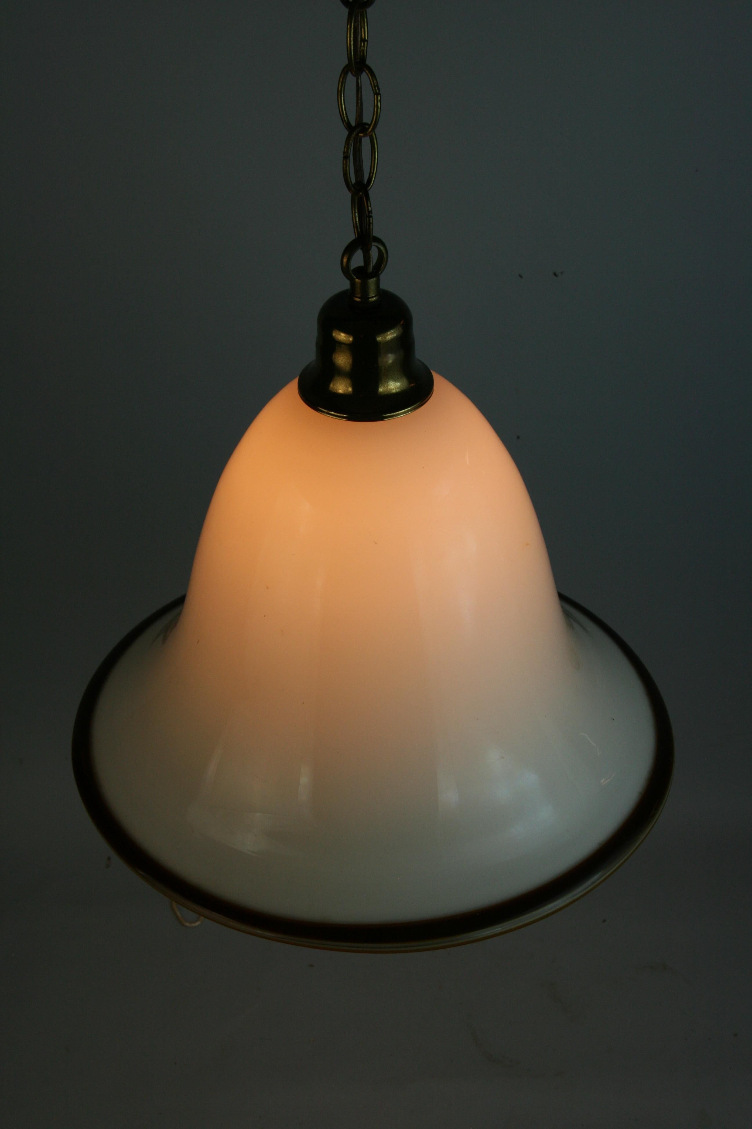 Milieu du XXe siècle Lampe à suspension vénitienne italienne des années 1960 en vente