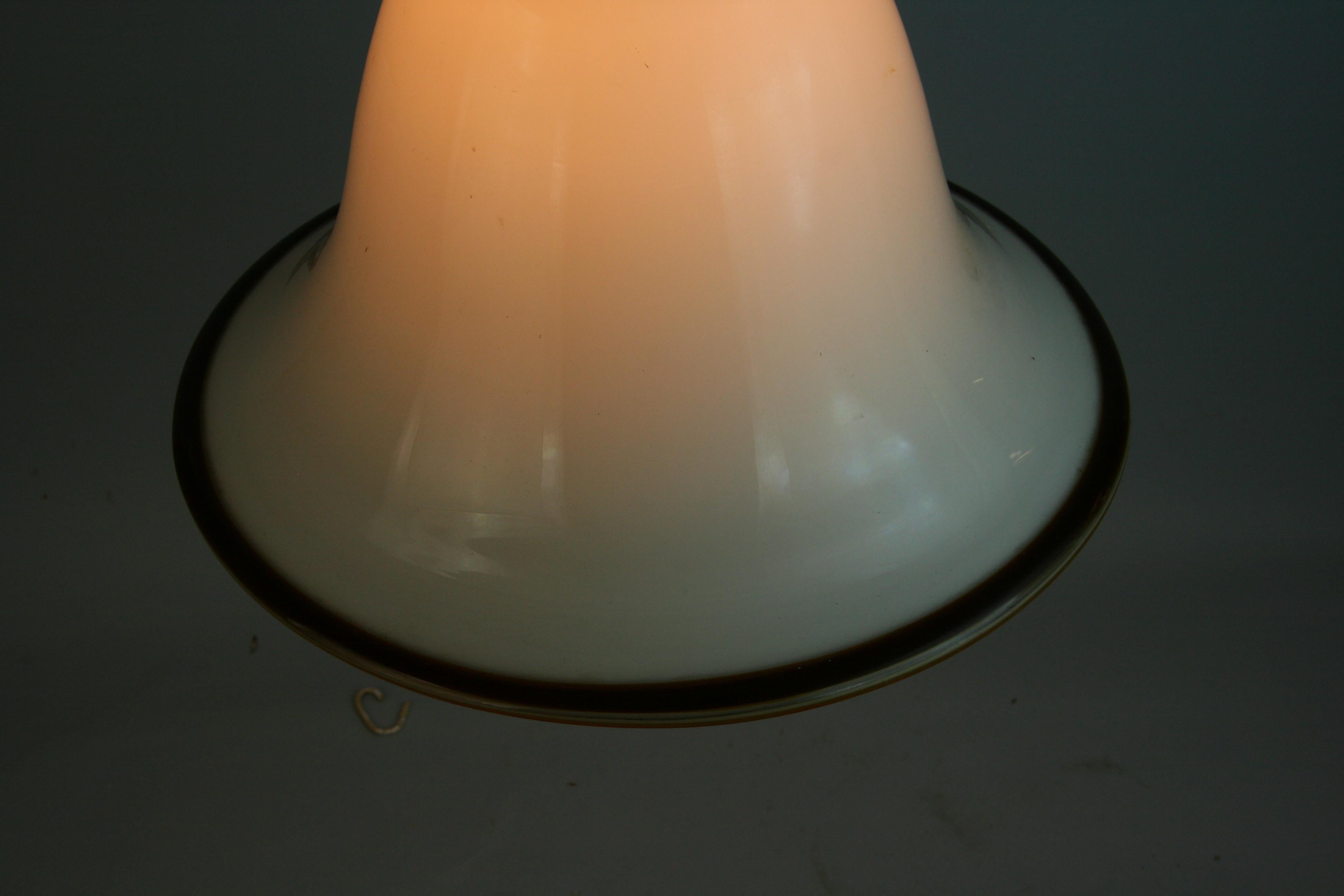 Verre d'art Lampe à suspension vénitienne italienne des années 1960 en vente
