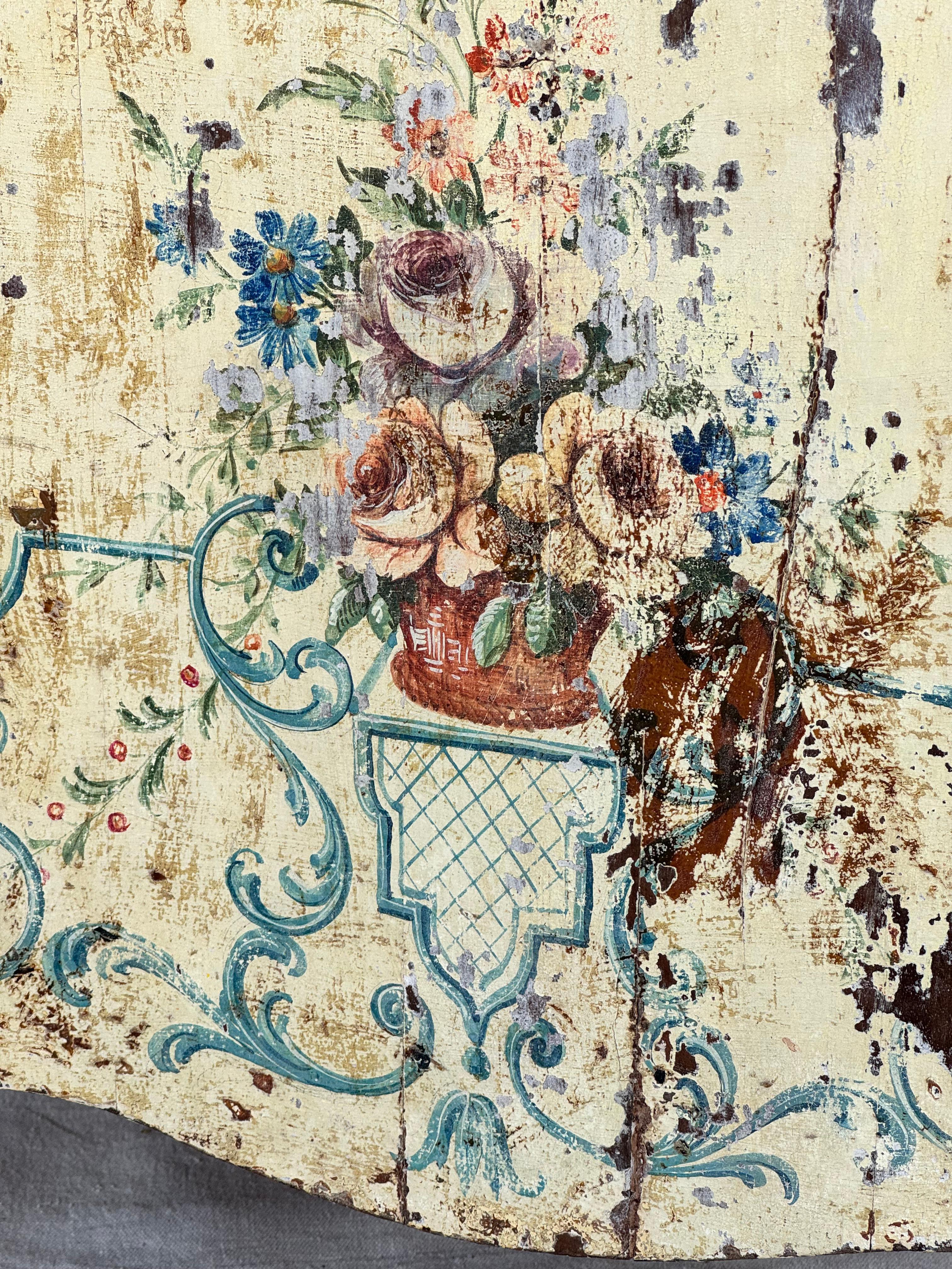 Cassapanca dipinta in stile rococò veneziano in vendita 4