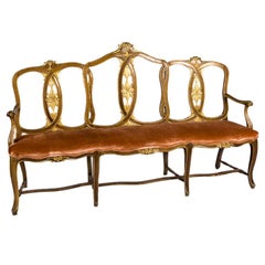 Italian Venetian Rococo Settee