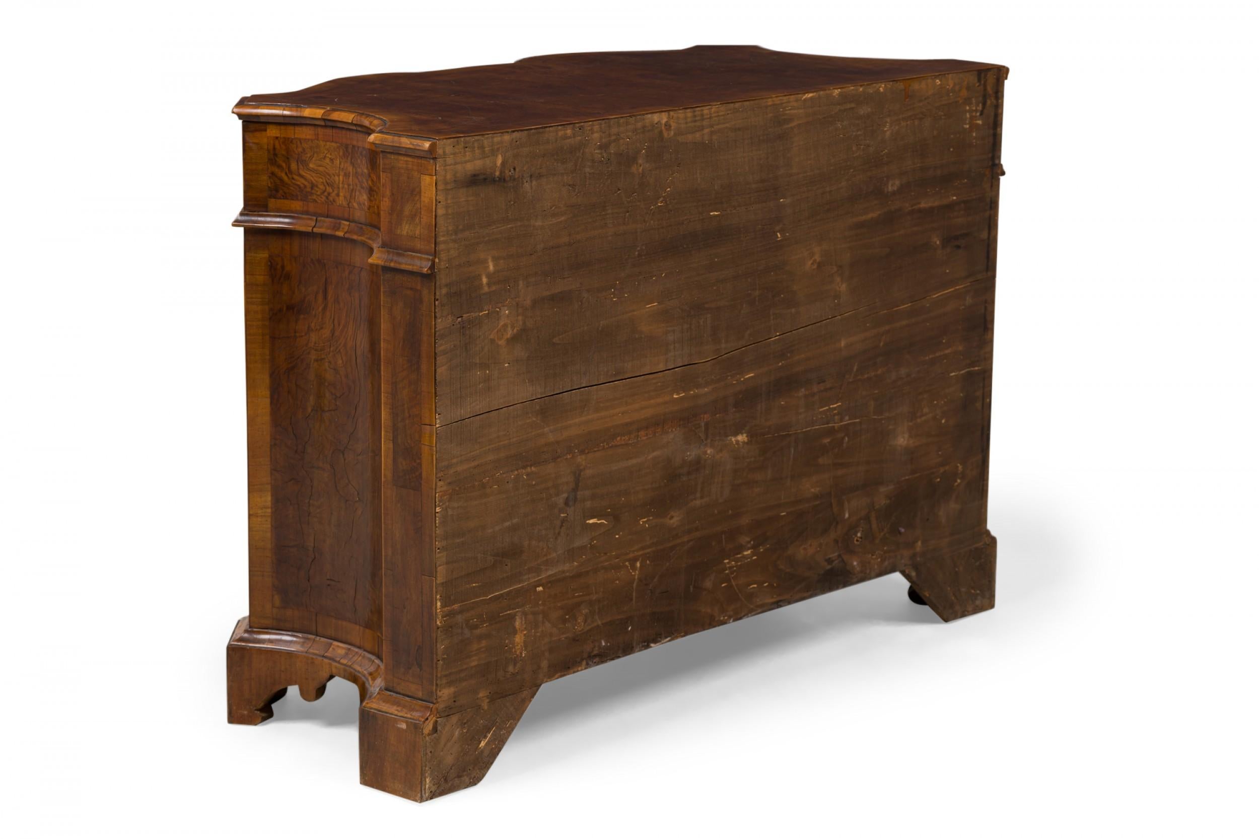 18th Century and Earlier Italian Venetian Serpentine Olivewood & Bronze Mounted 4 Drawer Commode / Chest For Sale