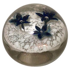 Italian Venetian Style Crystal Paperweight