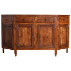 Italian, Veneto, Late Neoclassical Cherrywood Scantonata Credenza