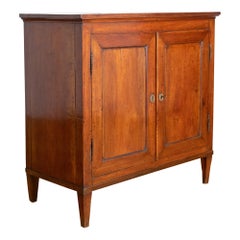 Credenza neoclásica italiana, véneta, de madera de frutal, ca. 1820