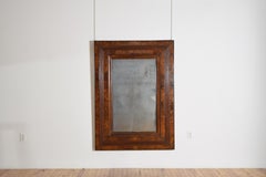 Espejo neoclásico italiano, véneto, chapado en madera de nogal, ca. 1825