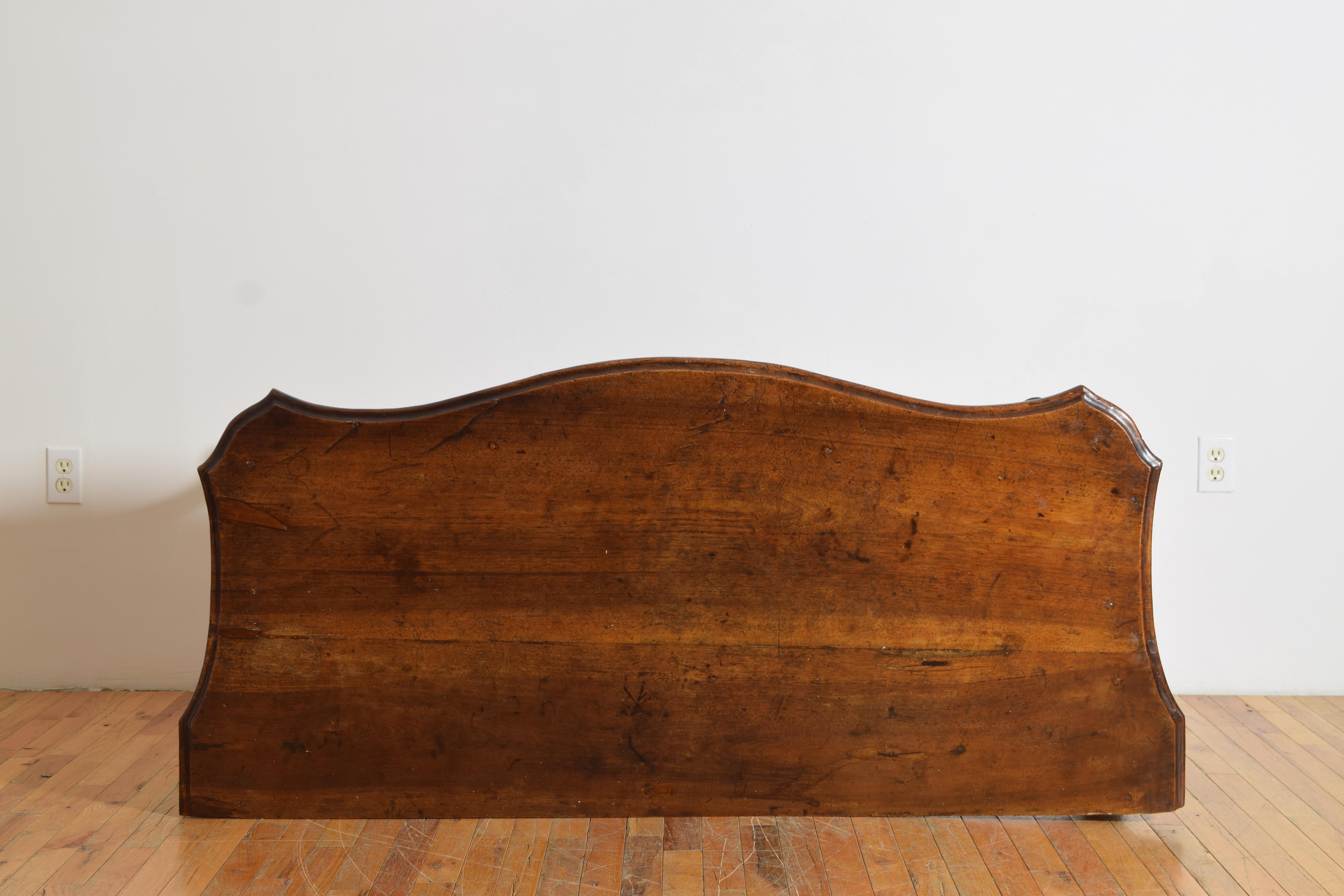 Italian, Veneto, Rococo Period Shaped Walnut Console, mid 18th century For Sale 6
