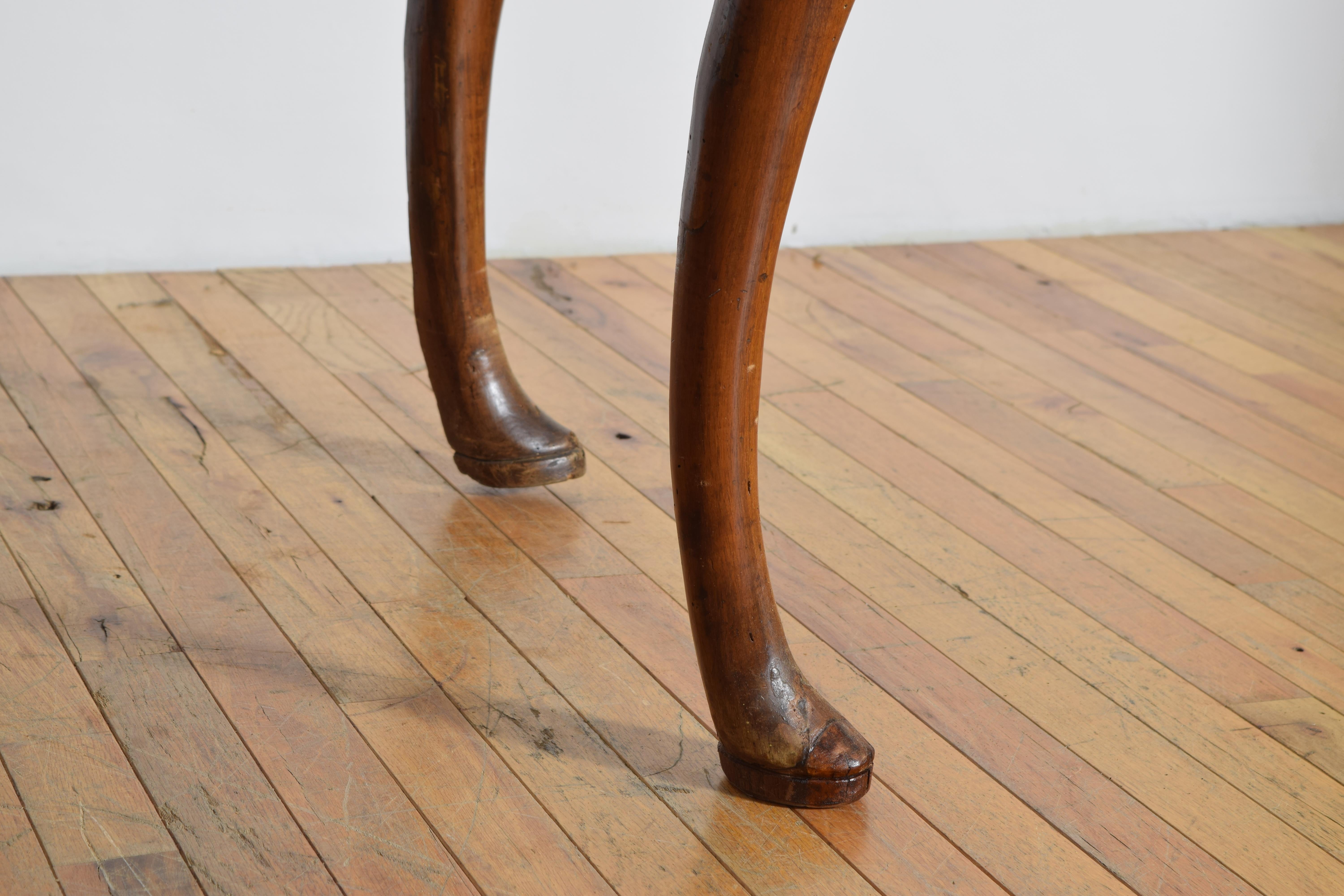 Italian, Veneto, Rococo Period Shaped Walnut Console, mid 18th century For Sale 5