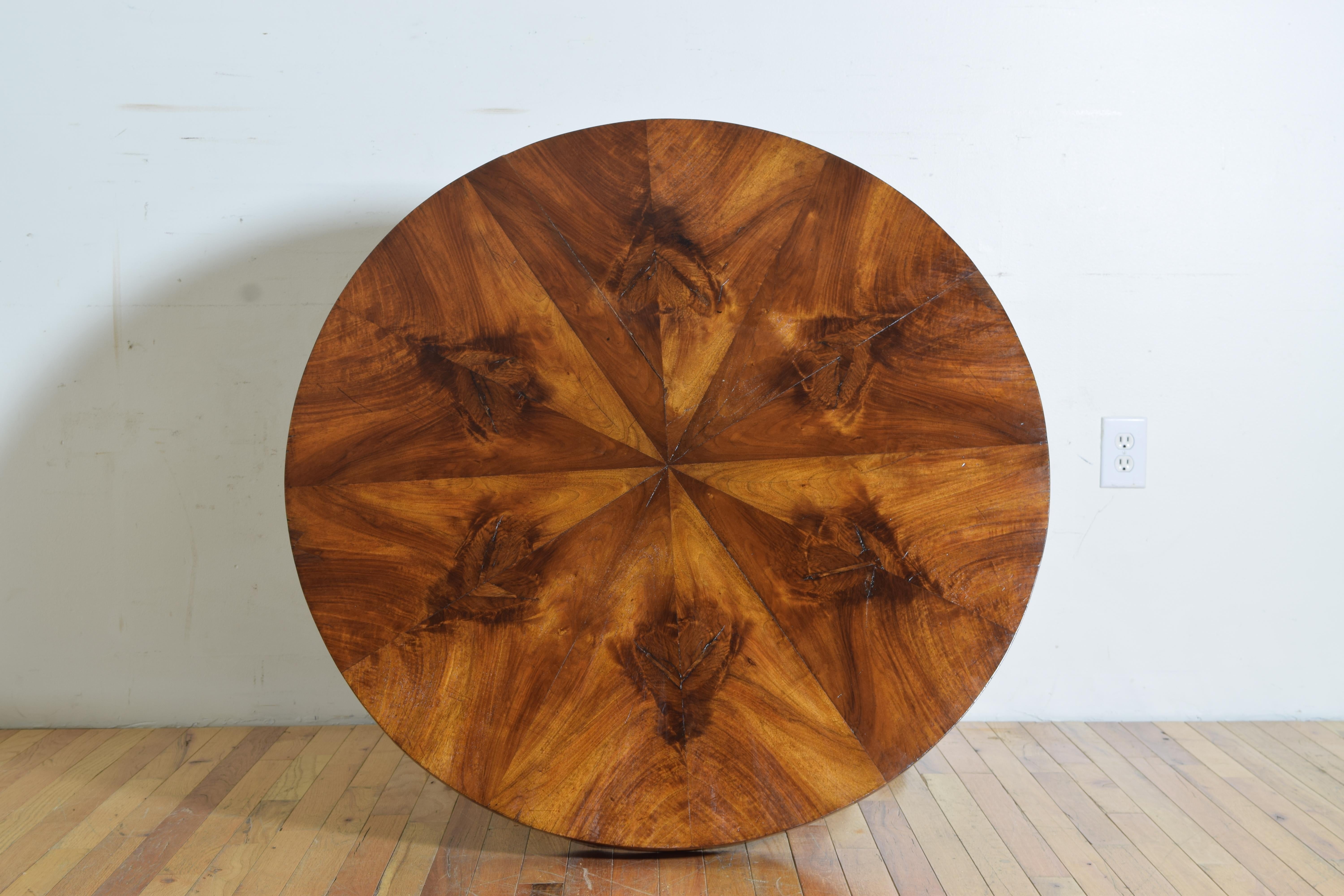 Italian, Veneto, Walnut and Walnut Veneer Center Table 4