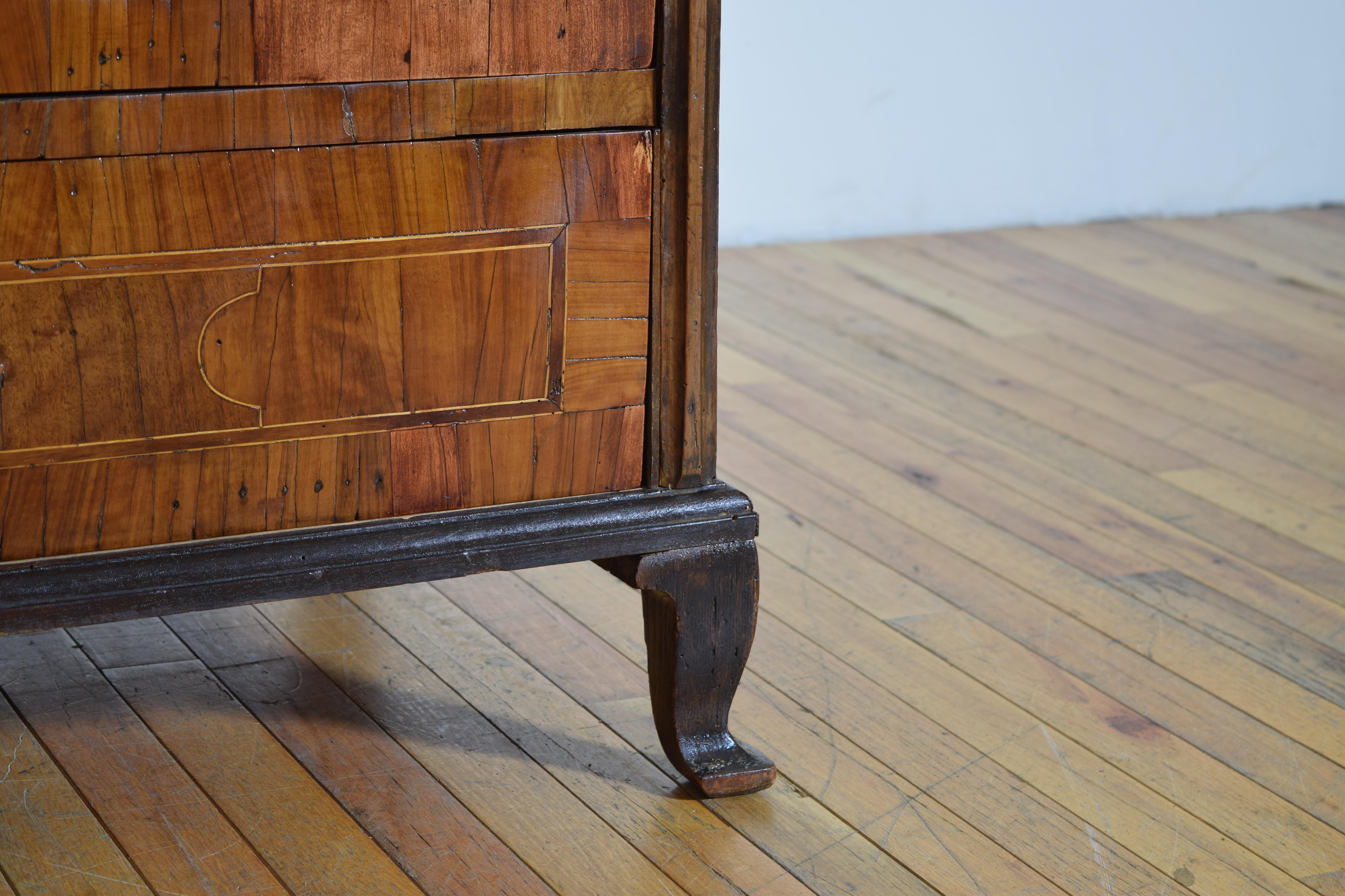 Italian, Veneto, Walnut, Ebonized, & Veneered LXIV/LXV 4-Drawer Commode, ca.1735 5