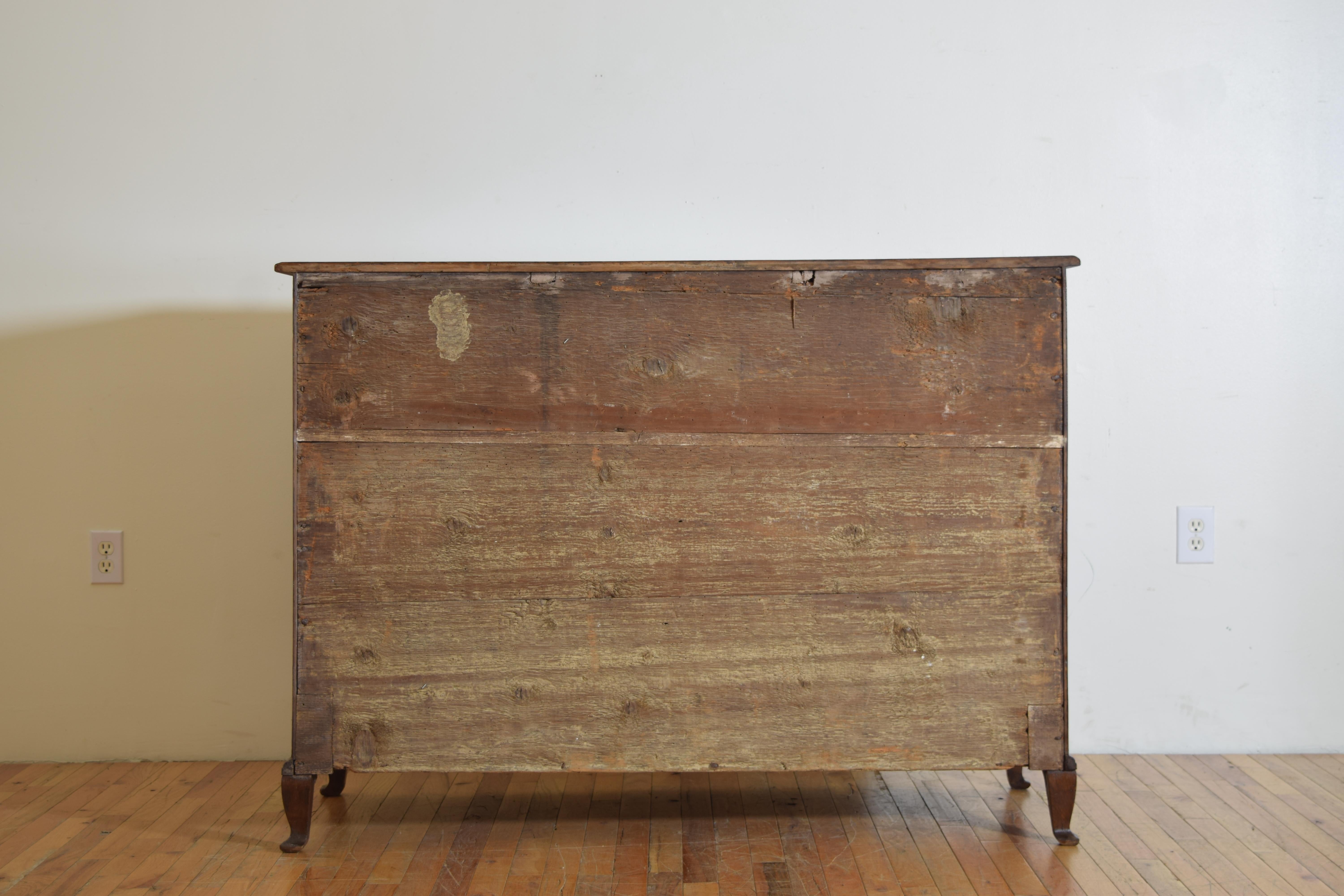 Italian, Veneto, Walnut, Ebonized, & Veneered LXIV/LXV 4-Drawer Commode, ca.1735 7