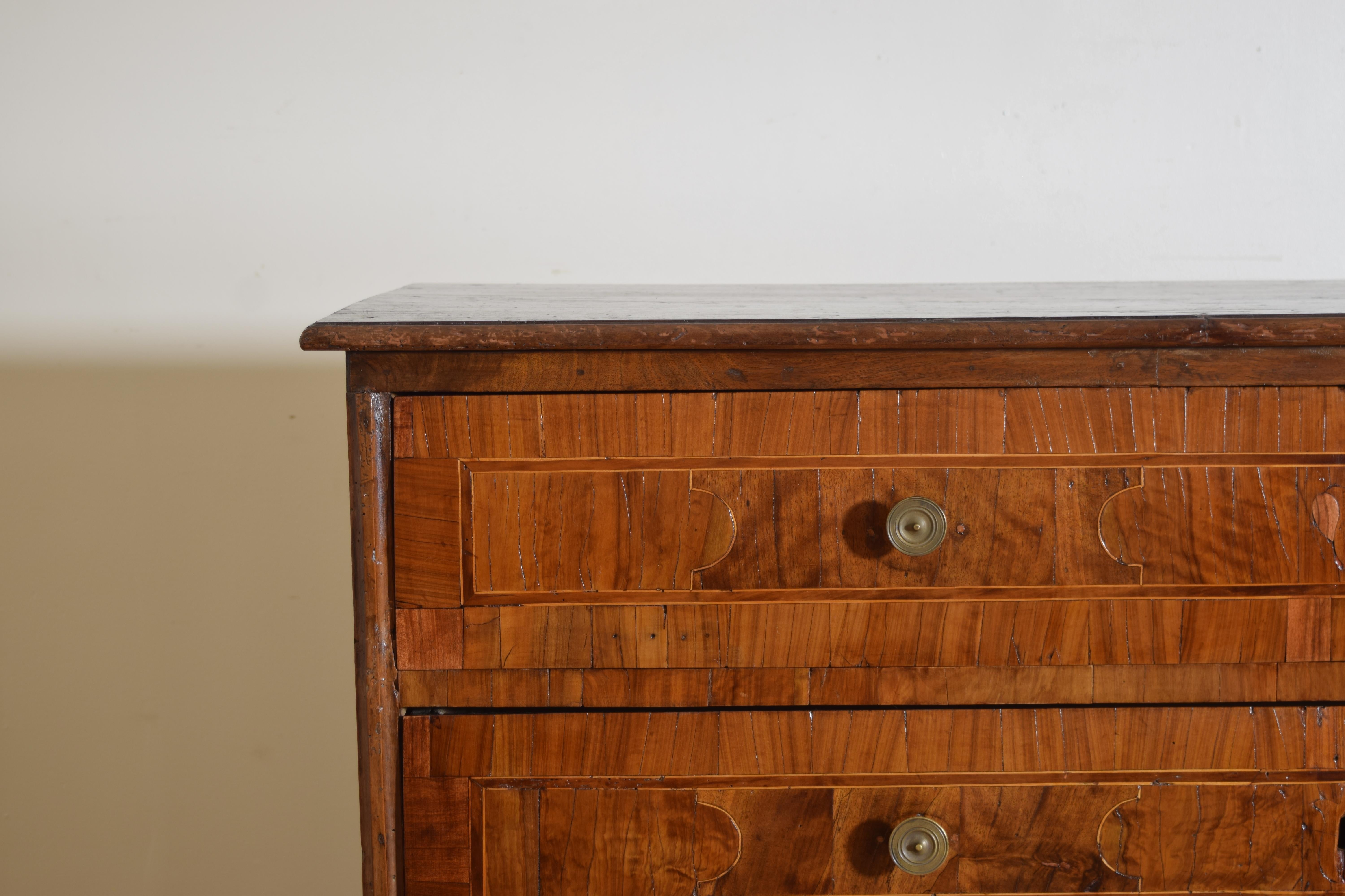 Italian, Veneto, Walnut, Ebonized, & Veneered LXIV/LXV 4-Drawer Commode, ca.1735 3