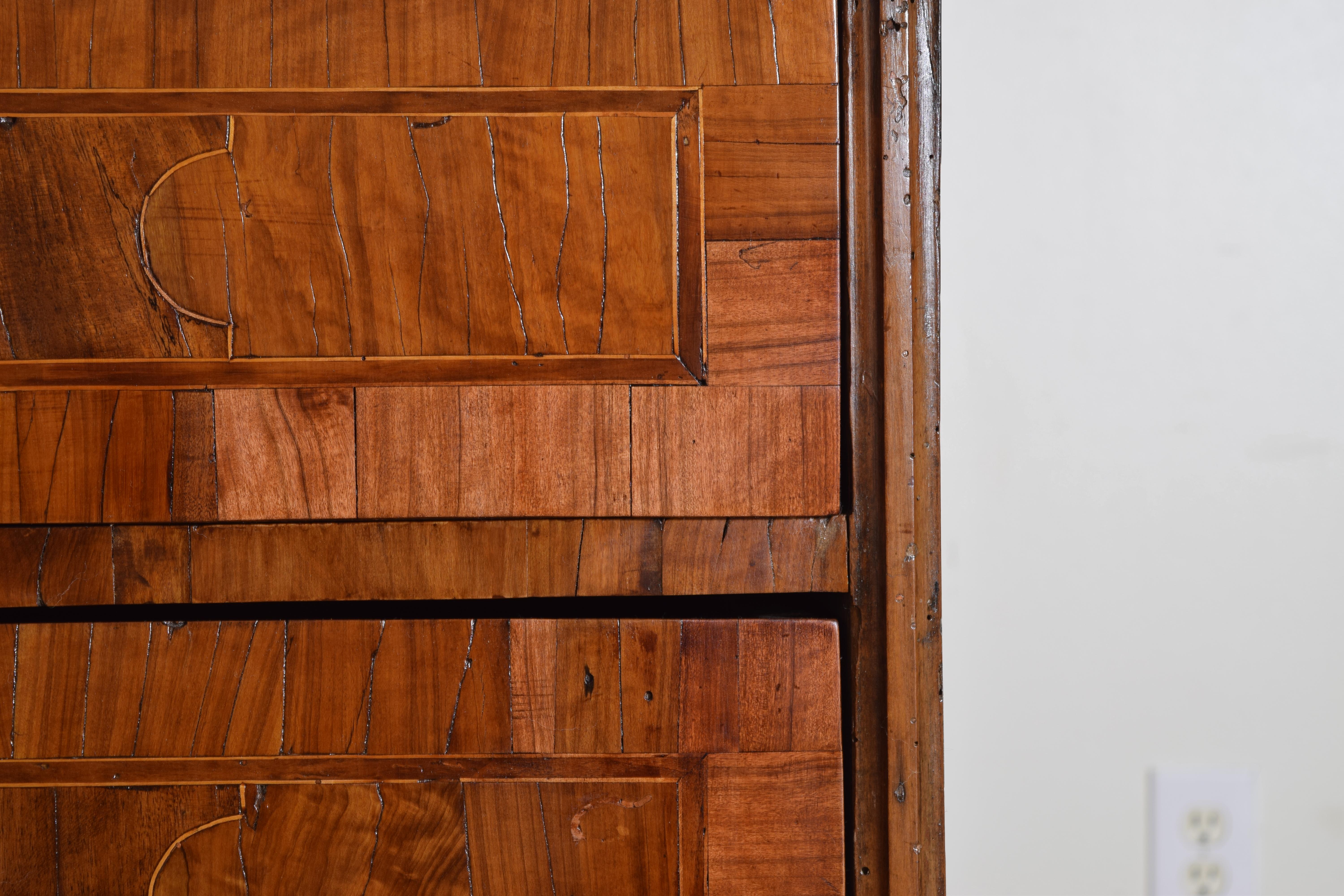 Italian, Veneto, Walnut, Ebonized, & Veneered LXIV/LXV 4-Drawer Commode, ca.1735 4