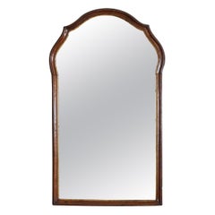 Italian, Venezia, Queen Anne Period Walnut and Giltwood Mirror, 18th Century