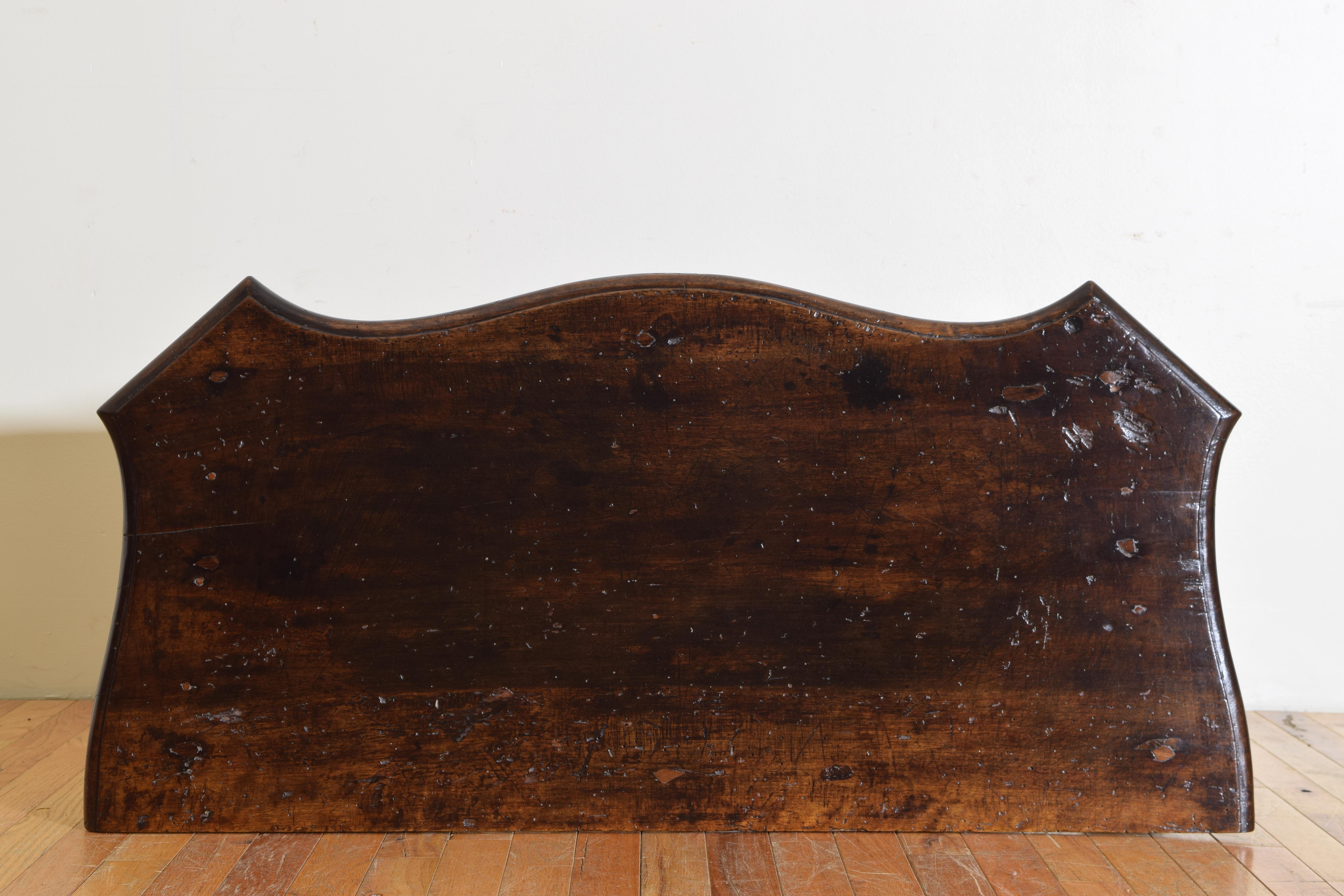Italian, Venezia, Rococo Period Shaped & Carved Walnut Console Tables ca 1730-40 7