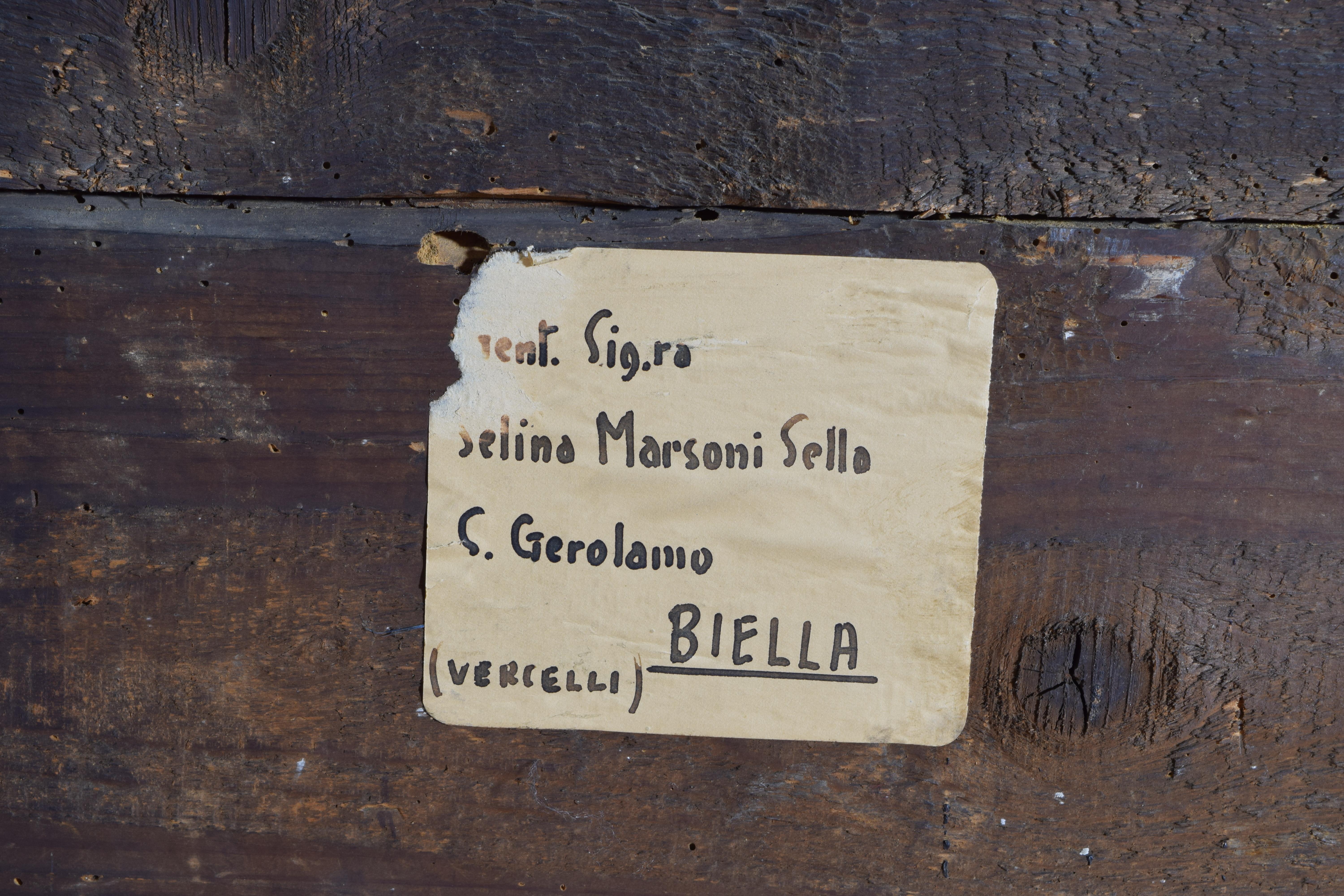 Italian, Venezia, Walnut & Painted 4-Door Scantonata Credenza, Late 18th Century 11