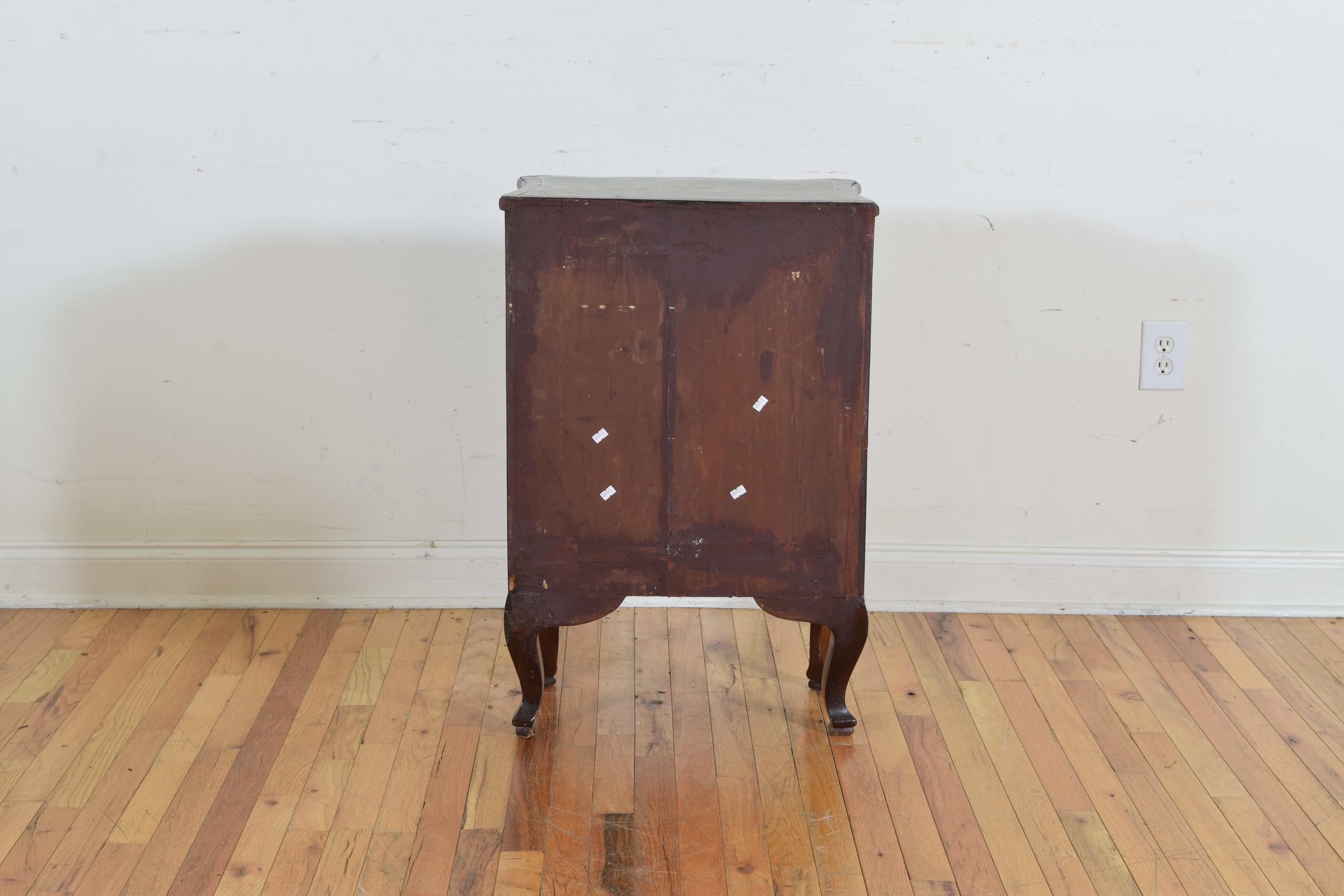 Italian, Venice, Shaped Walnut Cabinet with Marble Top, First Half 18th Century 6