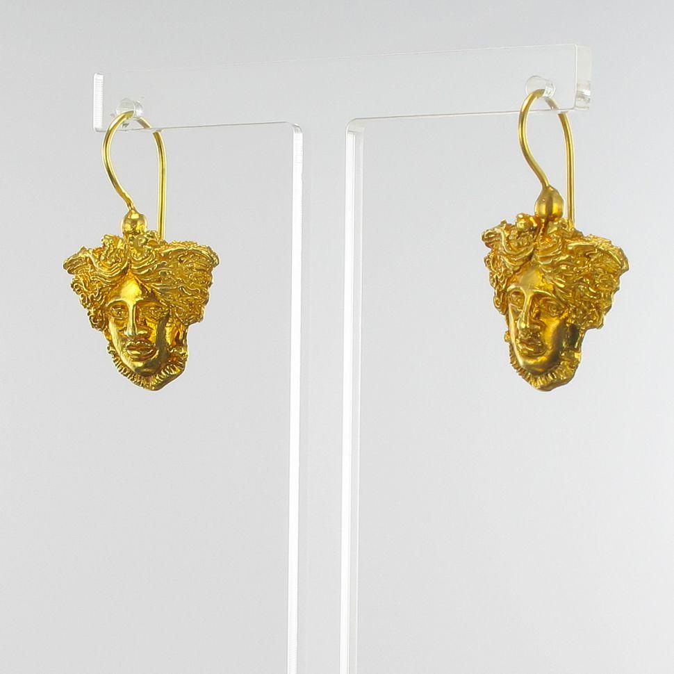 venetian mask earrings