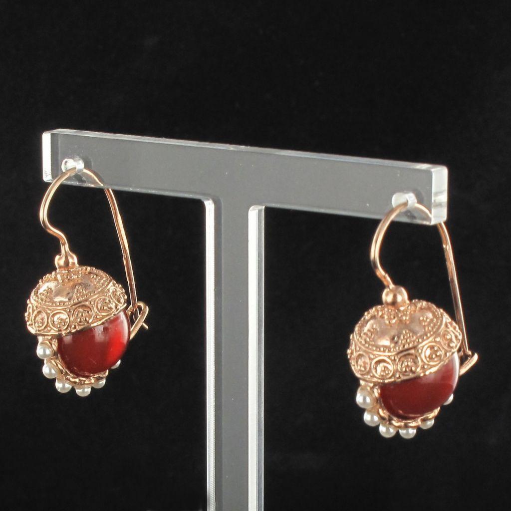 vintage italian leverback earrings