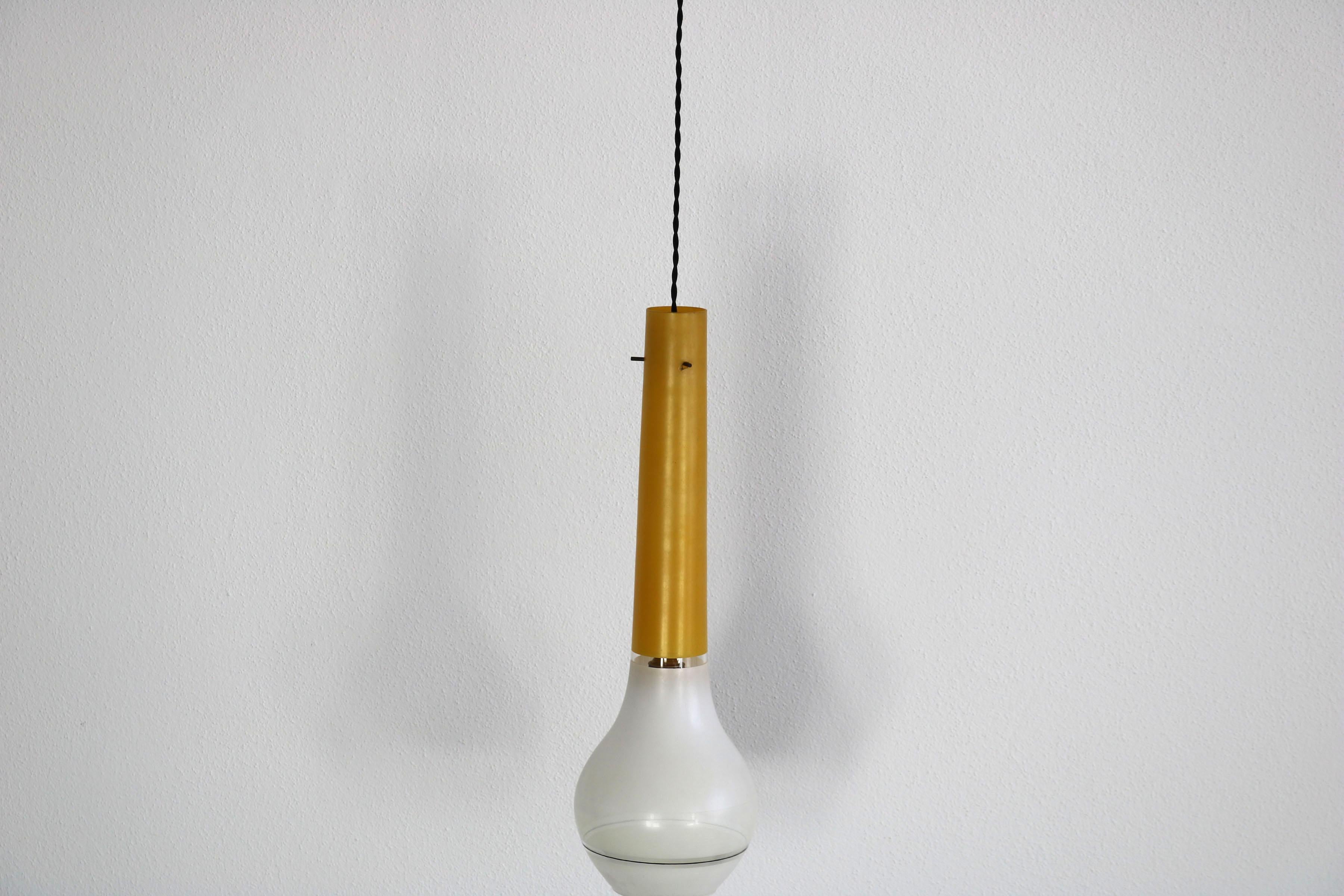 Mid-Century Modern Italian Vetreria Laguna Murano Pendant Light from the, 1960s For Sale