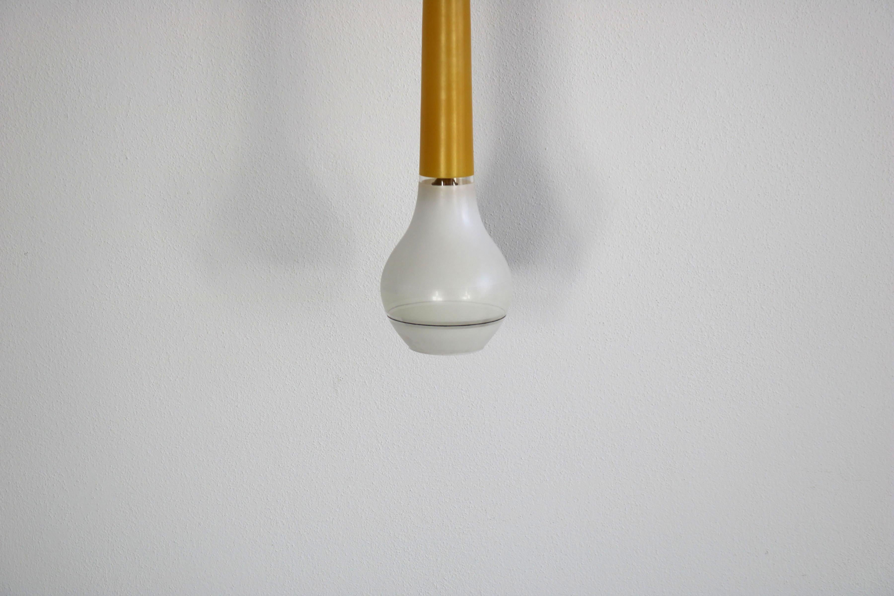 Lacquered Italian Vetreria Laguna Murano Pendant Light from the, 1960s For Sale