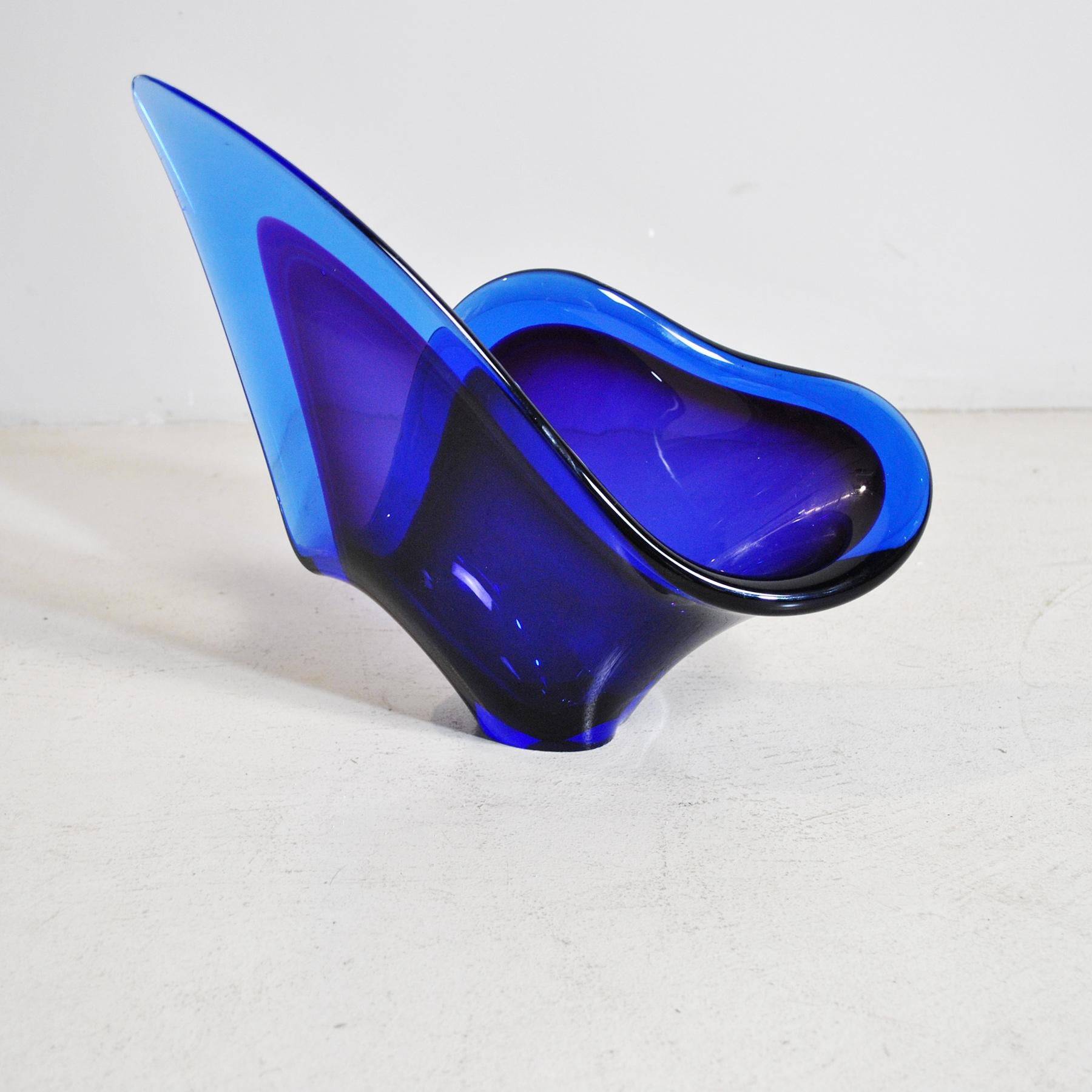 Mid-20th Century Italian Vetri d'Arte Seguso Glass Art by Flavio Poli For Sale