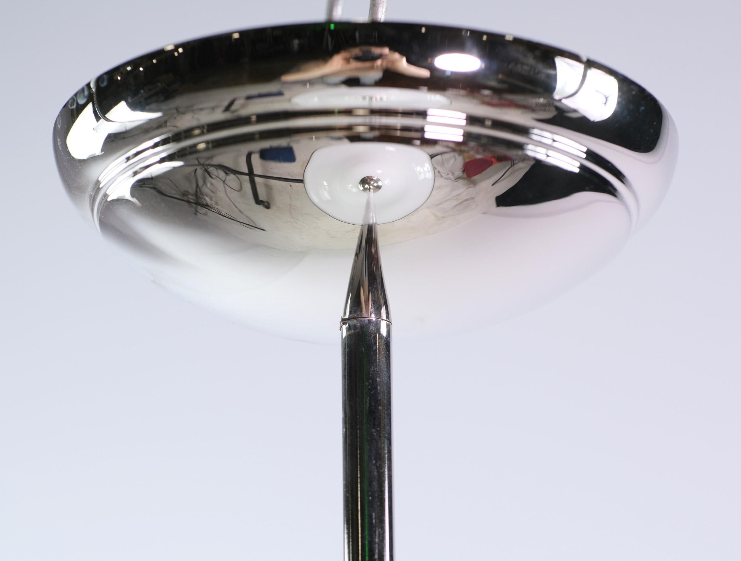 Italian Vetri Murano White Glass Pendant Light Nickel Finish Hardware 7