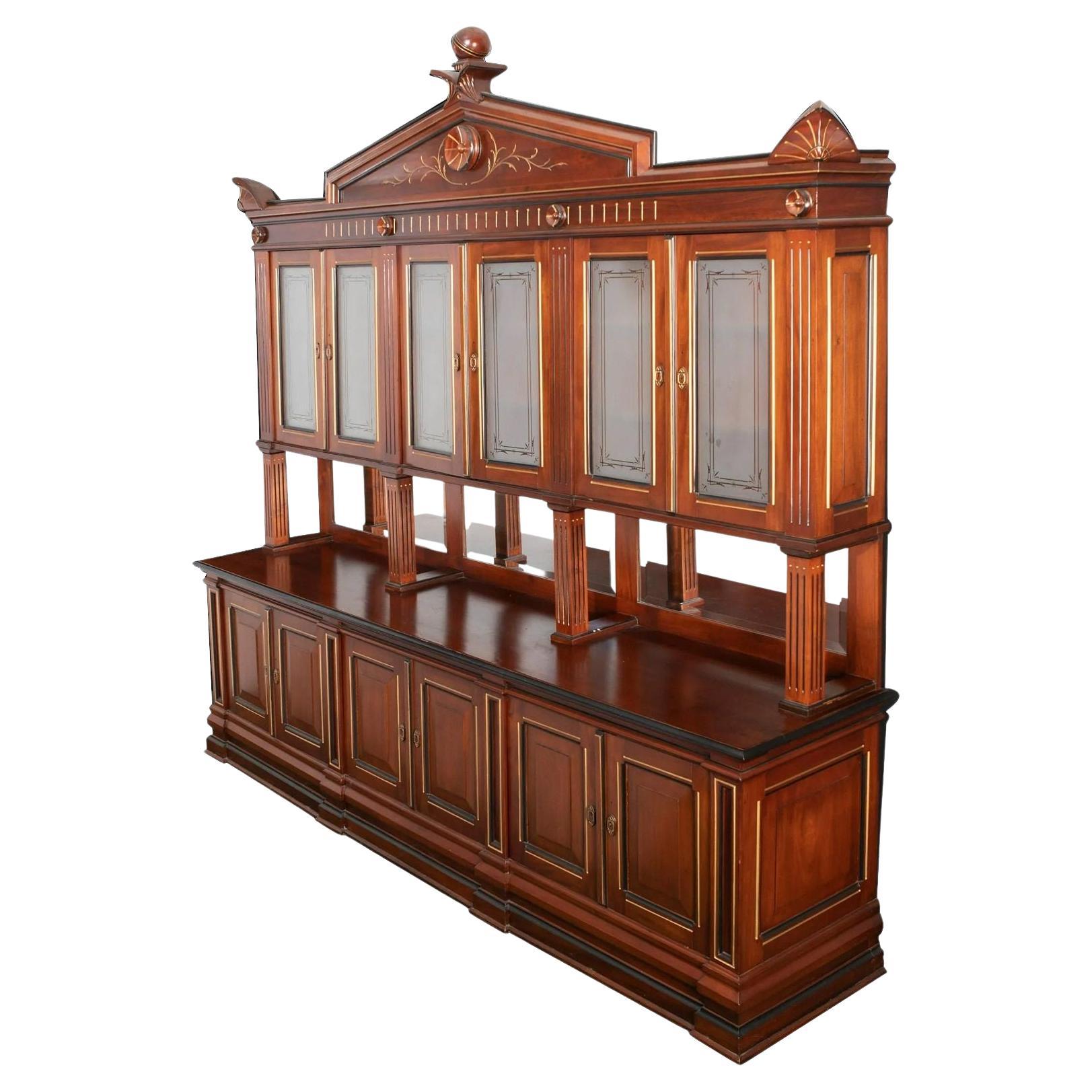 Italian Victorian Butler's Cabinet, Late 19th Century For Sale