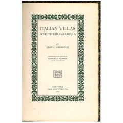 Used Italian Villas and Their Gardens by Edith Wharton (Book)