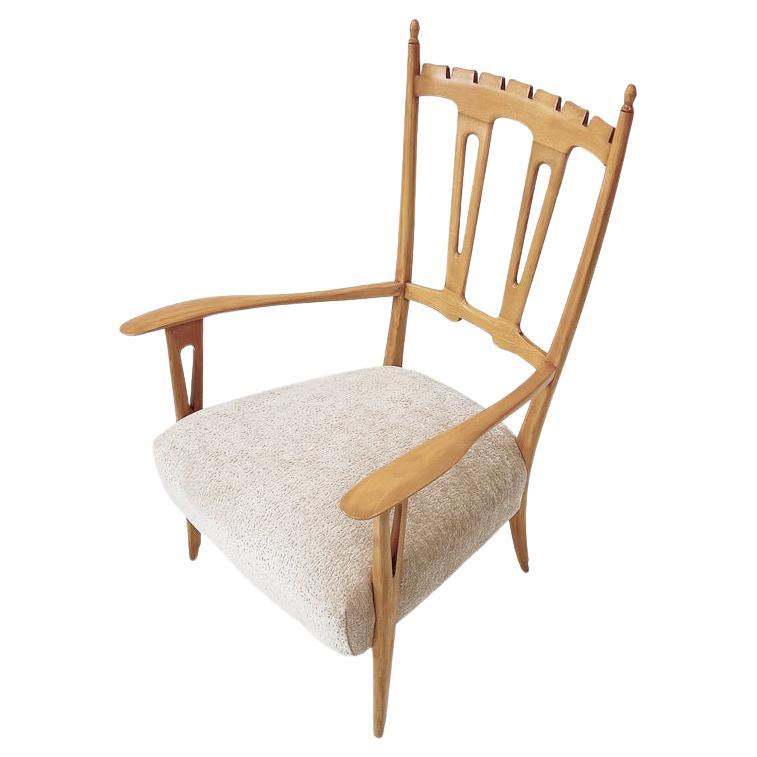 Italian Vintage Armchair, circa 1950s