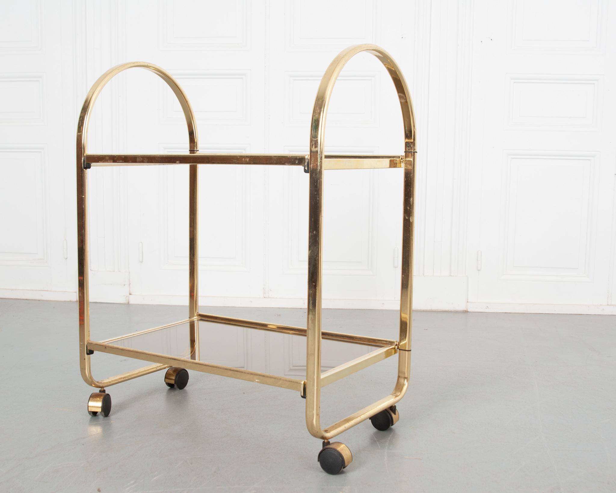 Italian Vintage Bar Cart For Sale 2