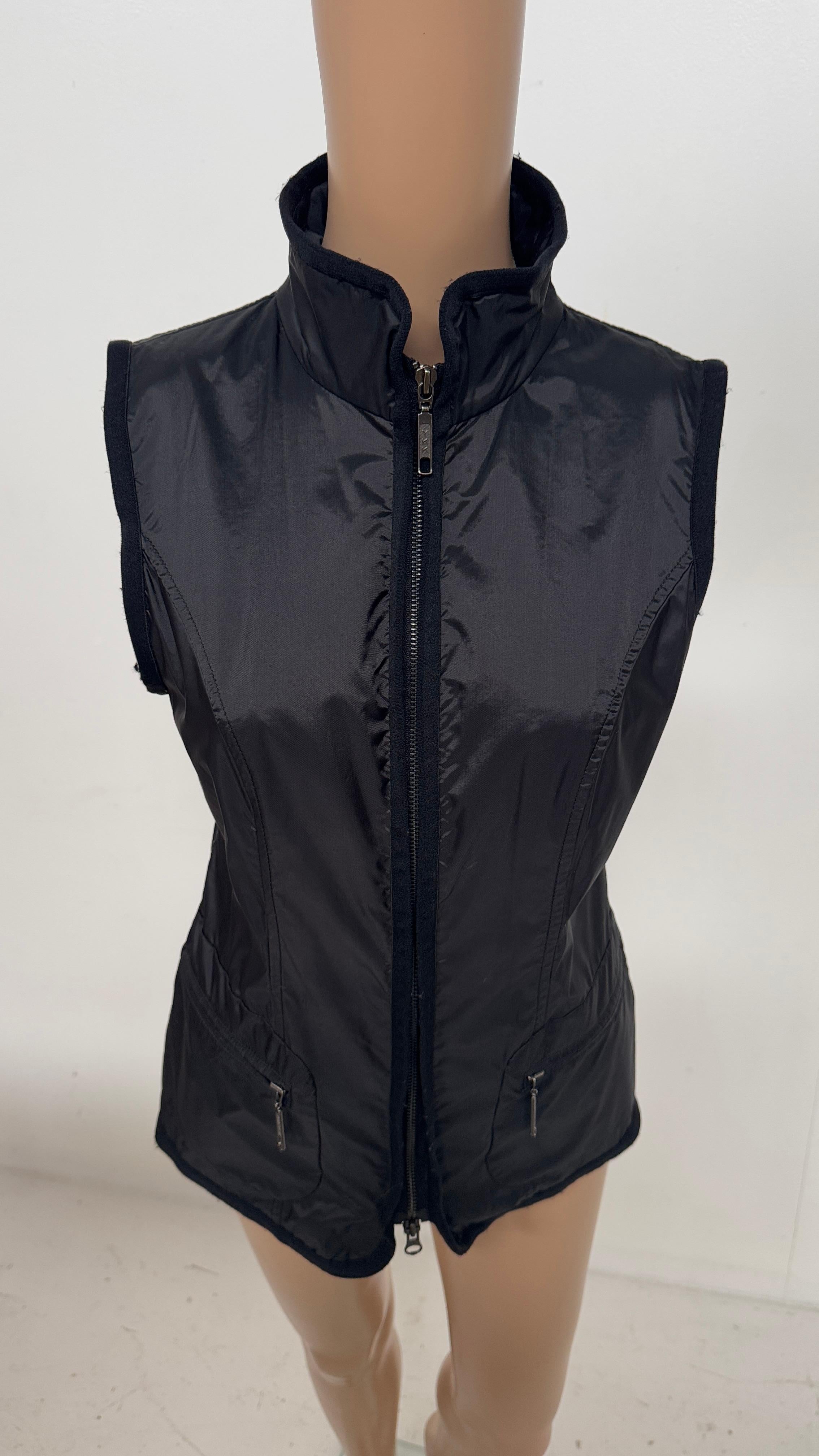 da uomo o donna Italian Vintage Black Nylon Two-Piece Set by Via Roma - We pay for import duty! in vendita