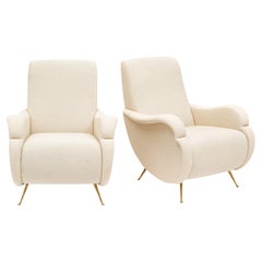 Italian Vintage “Bouclé” Armchairs