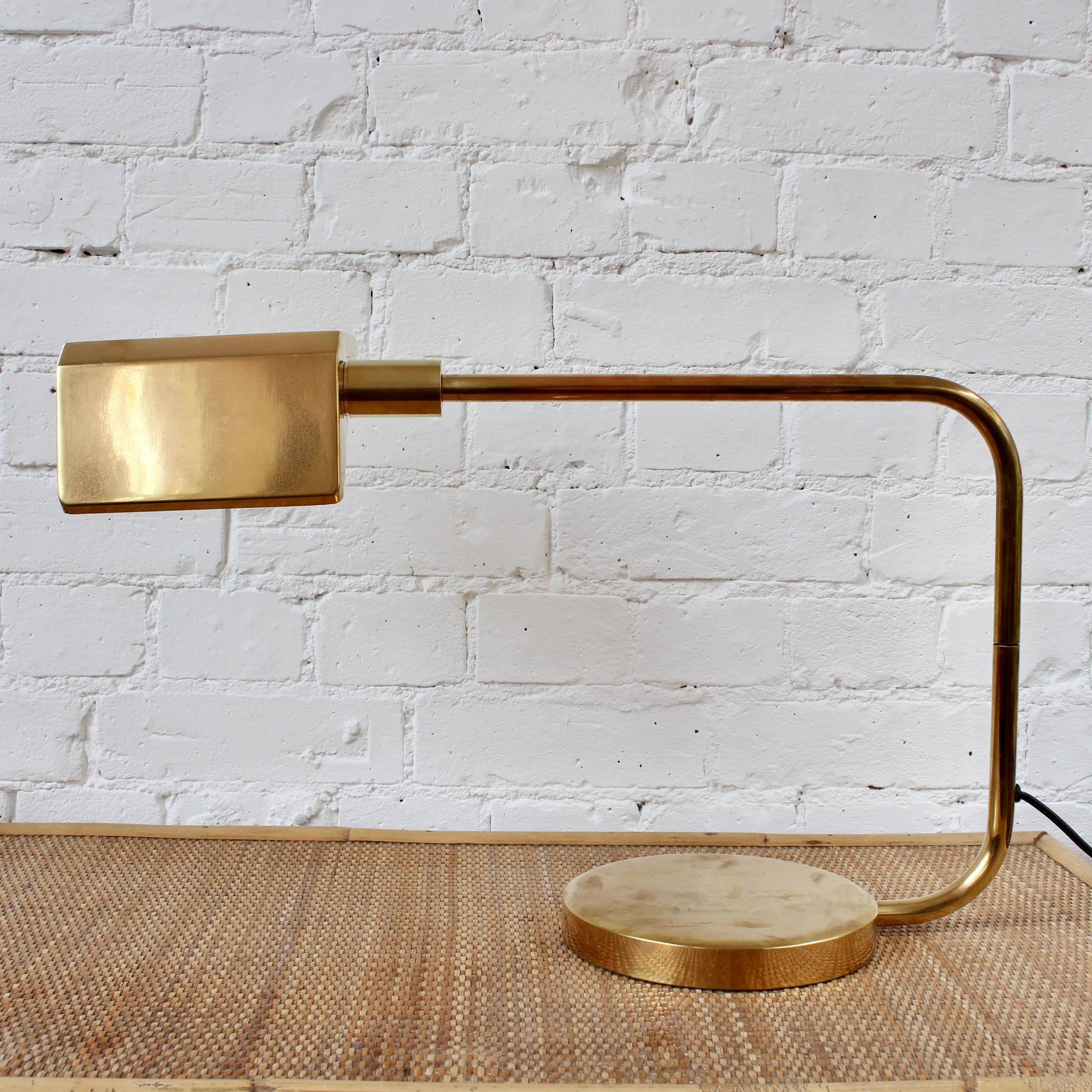 Mid-Century Modern Italian Vintage Brass Table Lamp 'circa 1950s' For Sale