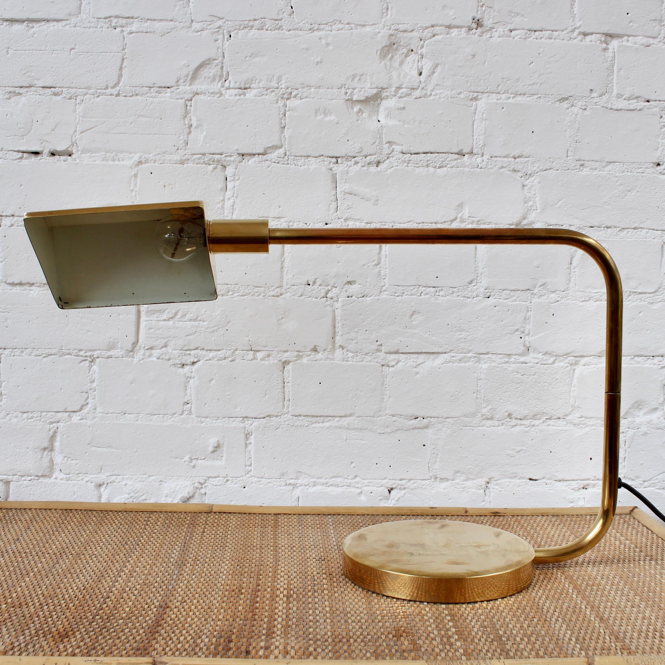 Mid-20th Century Italian Vintage Brass Table Lamp 'circa 1950s' For Sale