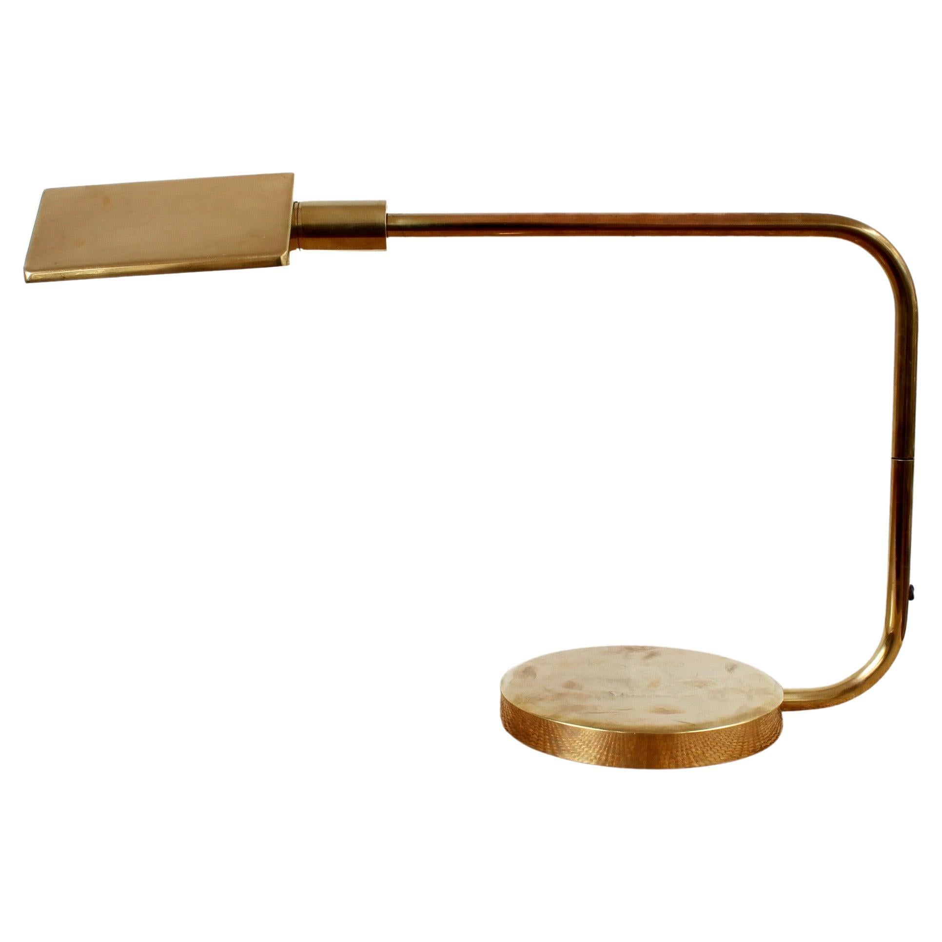 Lampe de Table Italienne Vintage en Laiton 'circa 1950s'