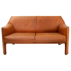 Italienisches Vintage-Sofa Cab 415 von Mario Bellini für Cassina, 1980er Jahre