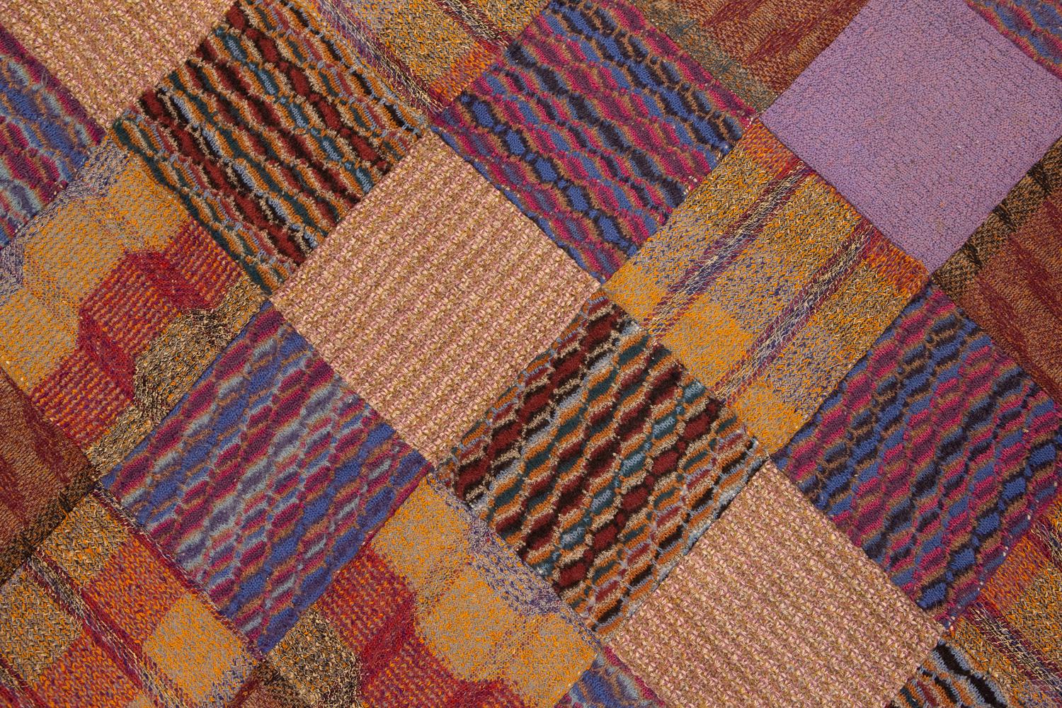 Italienischer Vintage-Teppich von Ottavio Missoni im Zustand „Gut“ im Angebot in Ferrara, IT