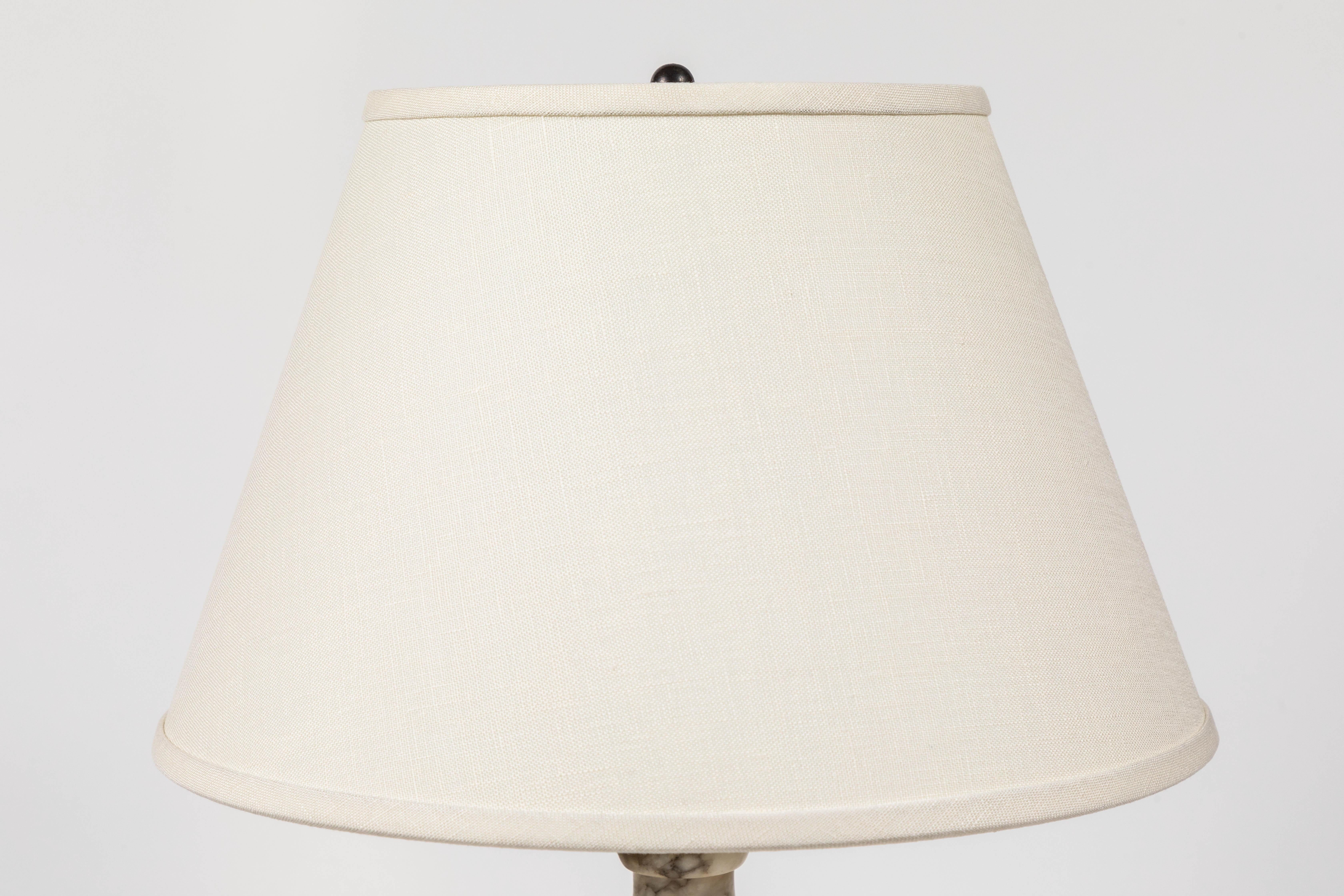 alabaster bird lamp
