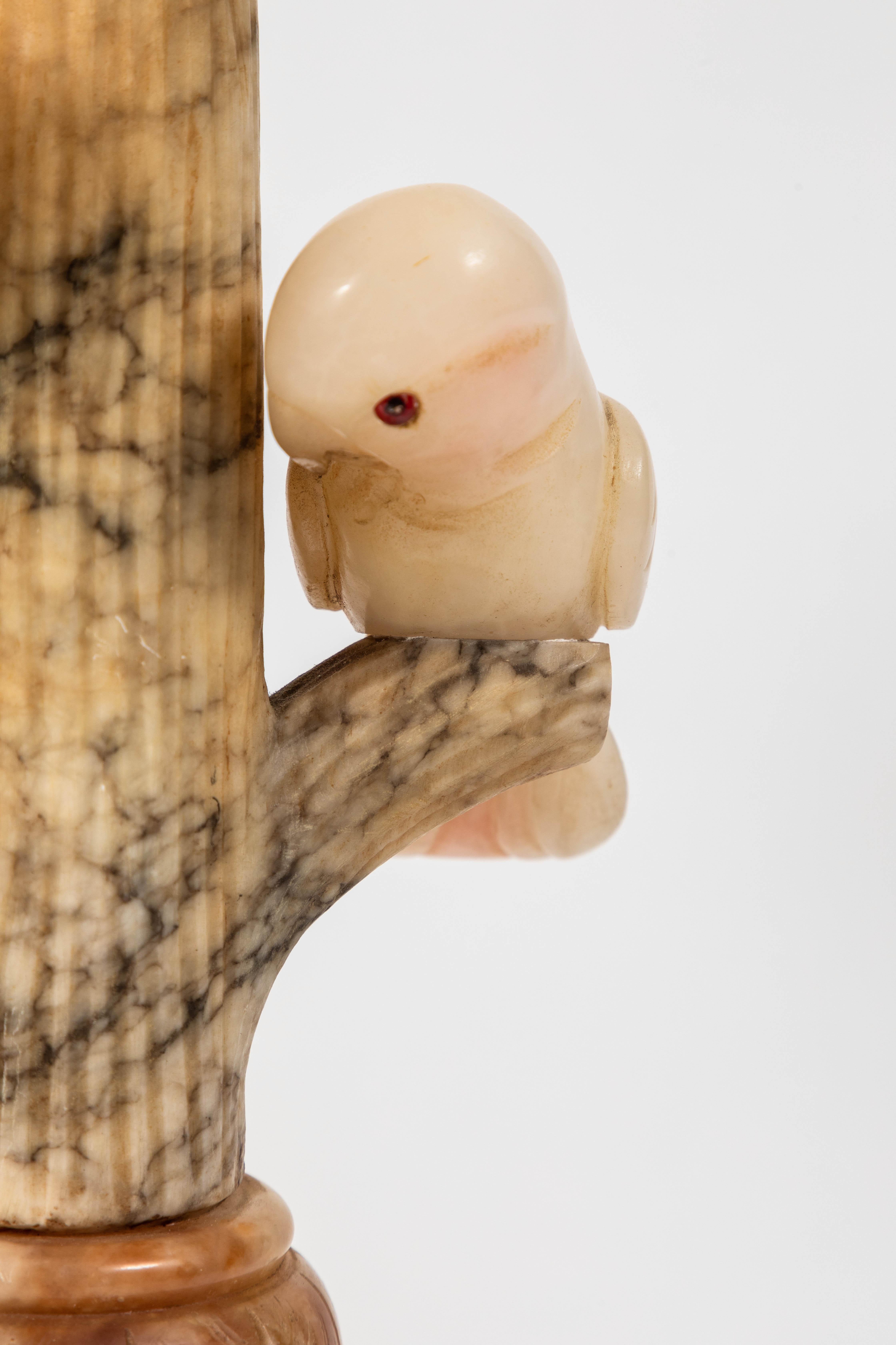 genuine alabaster hand carved