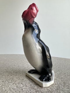 Italienische Vintage-Keramikskulptur in Form eines Pinguins von CIMA Ceramiche, 1960er Jahre