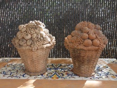 Italian Vintage "Cesto di Frutta Impruneta" Terracotta Centerpiece