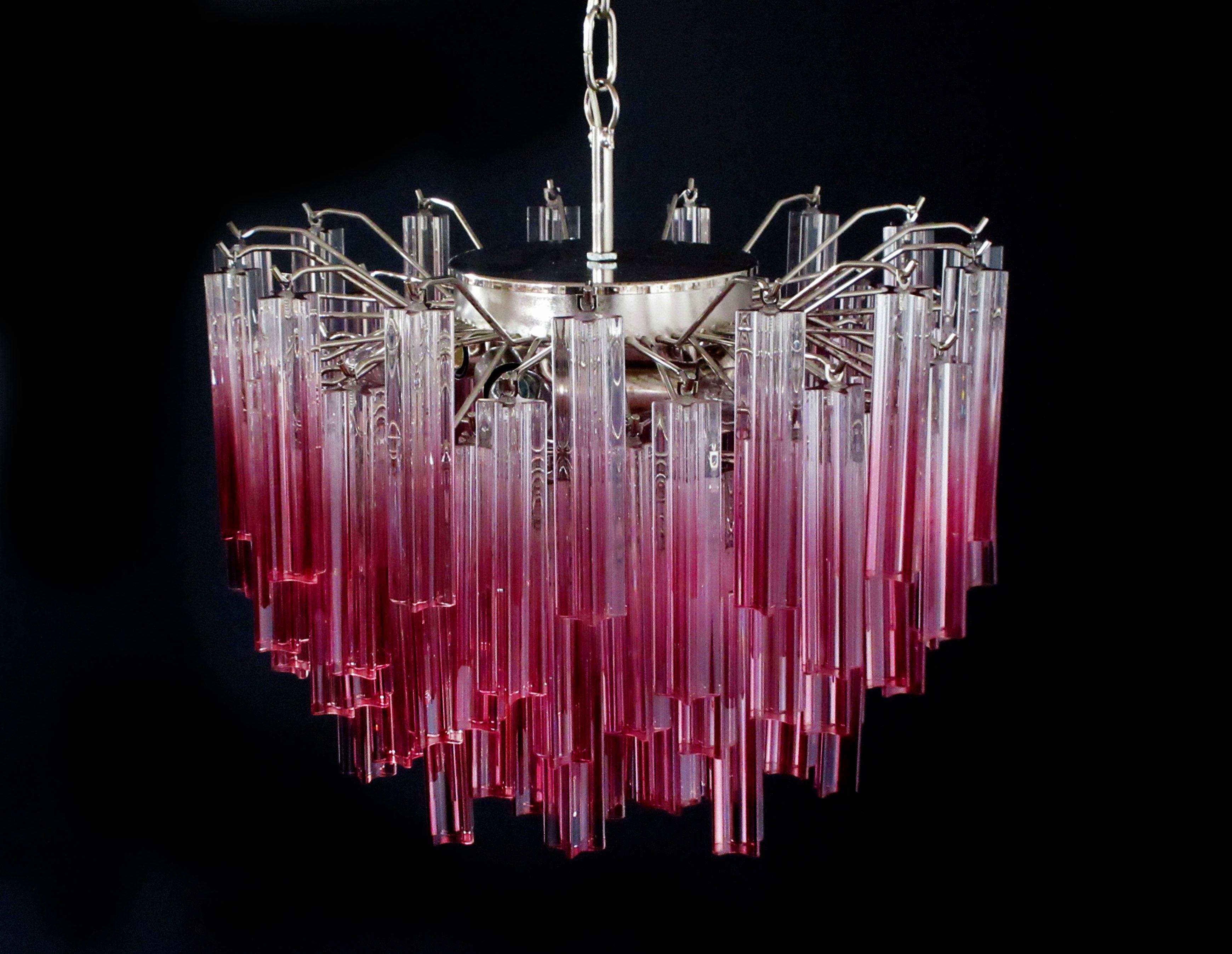 Italian Vintage Chandelier, Murano, 1980s For Sale 5