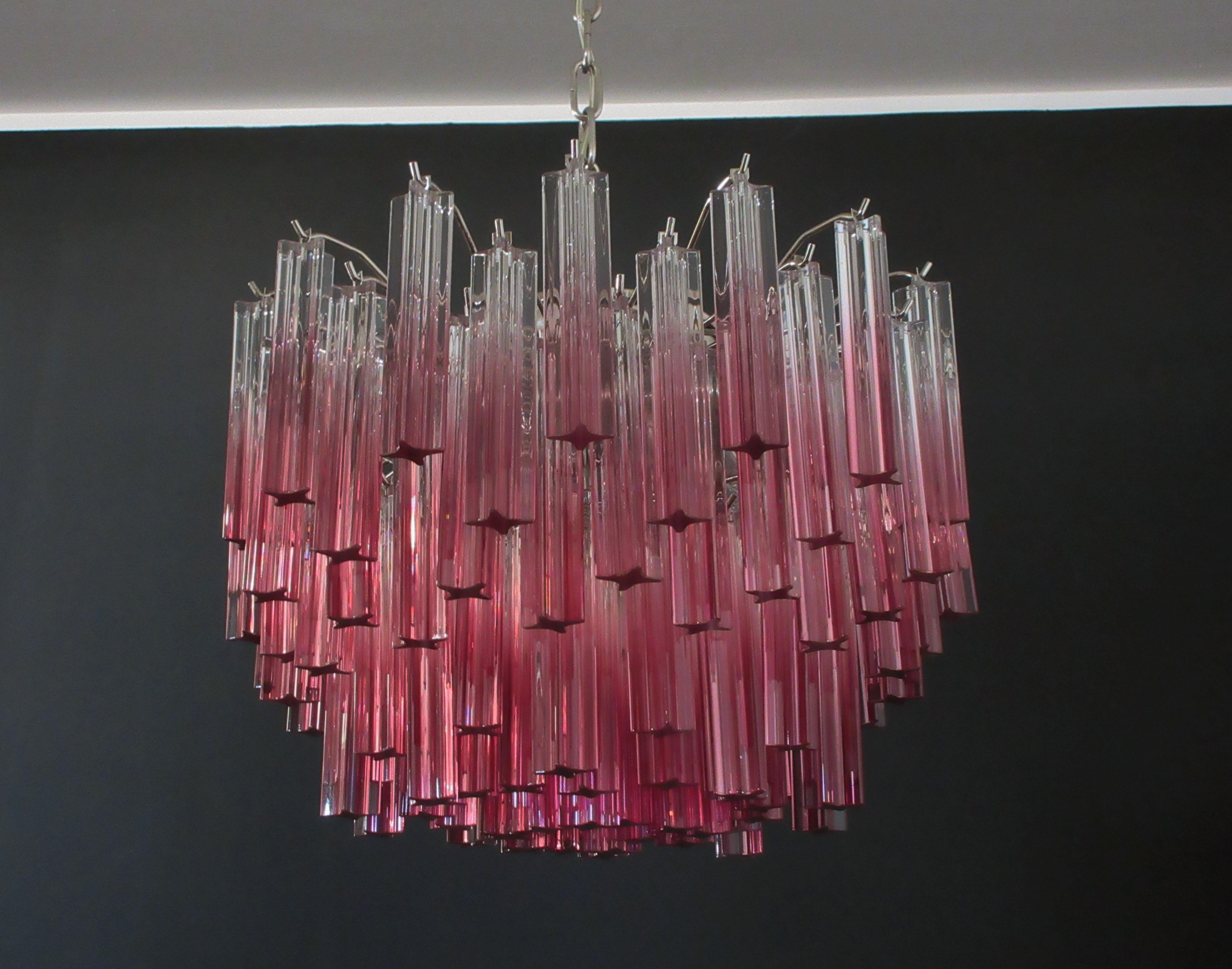 Italian Vintage Chandelier, Murano, 1980s For Sale 10