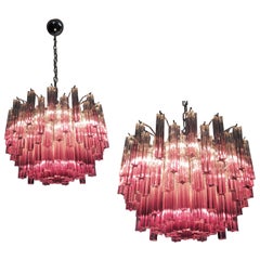 Lustre vintage italien:: Murano:: 1980