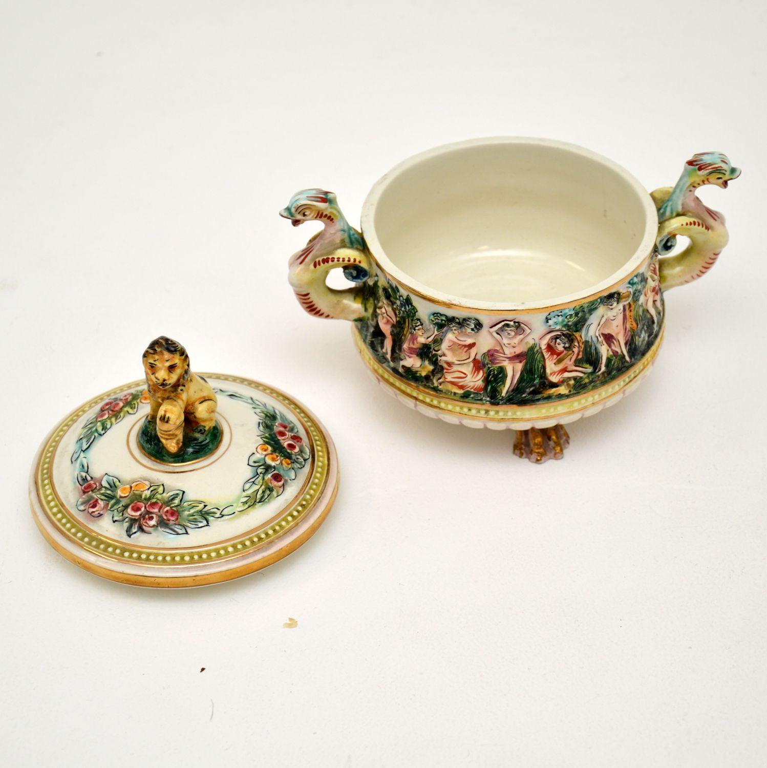 Italian Vintage China Tea Set, De Biagi RS Marino 6