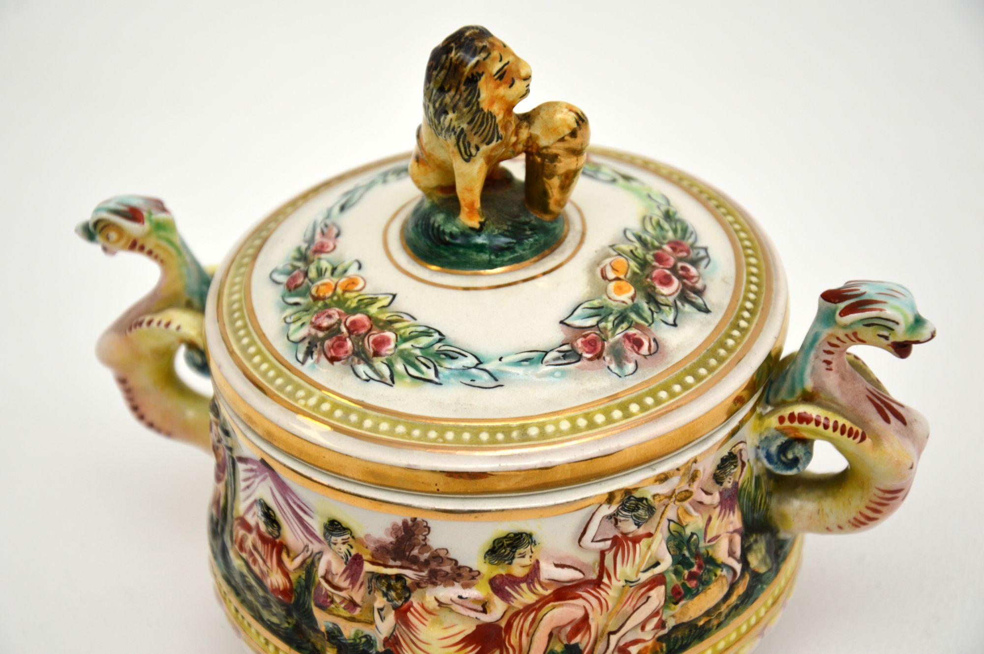 Italian Vintage China Tea Set, De Biagi RS Marino 4