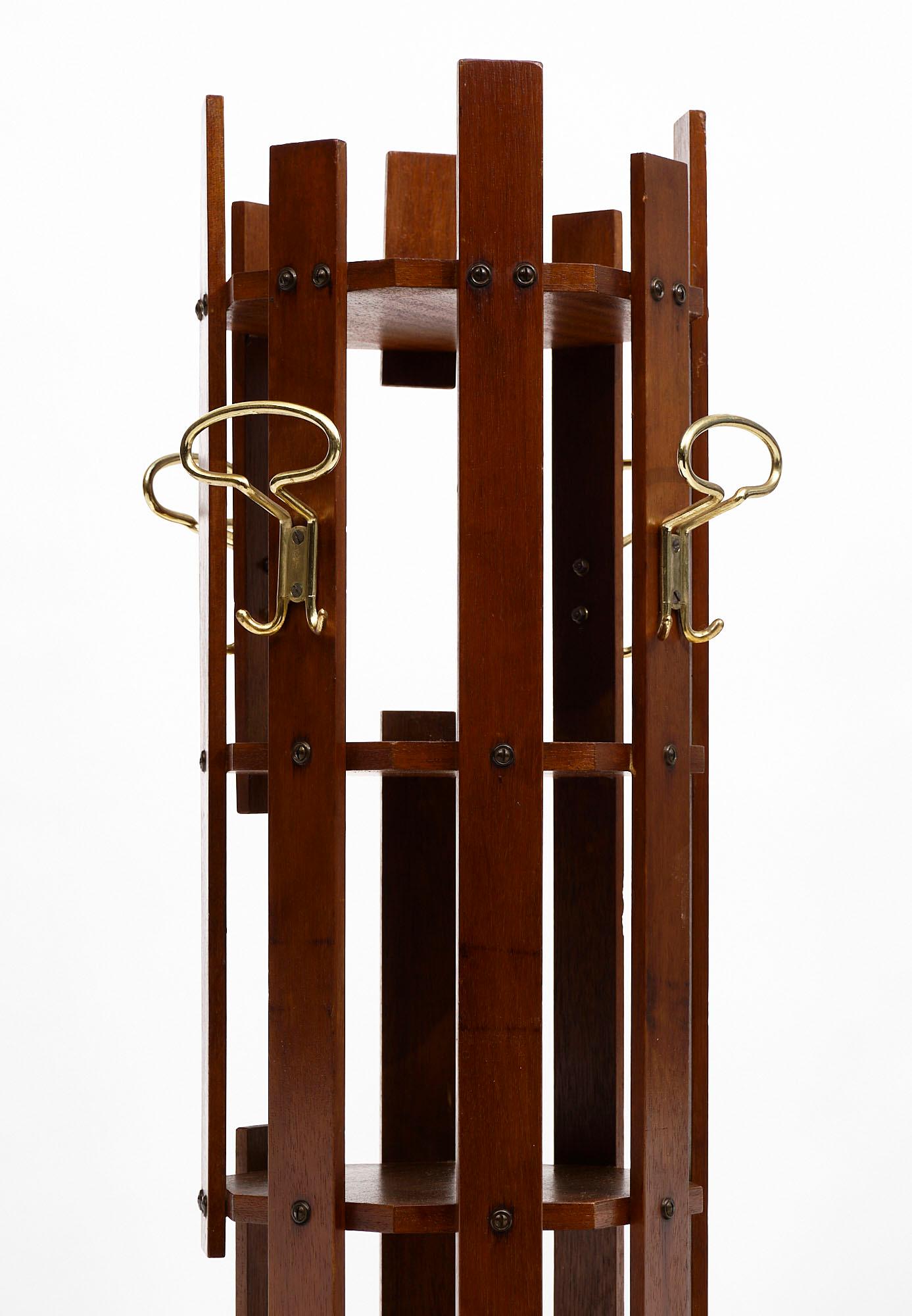 Italian Vintage Coat Rack in the Style of Carlo di Carli 1