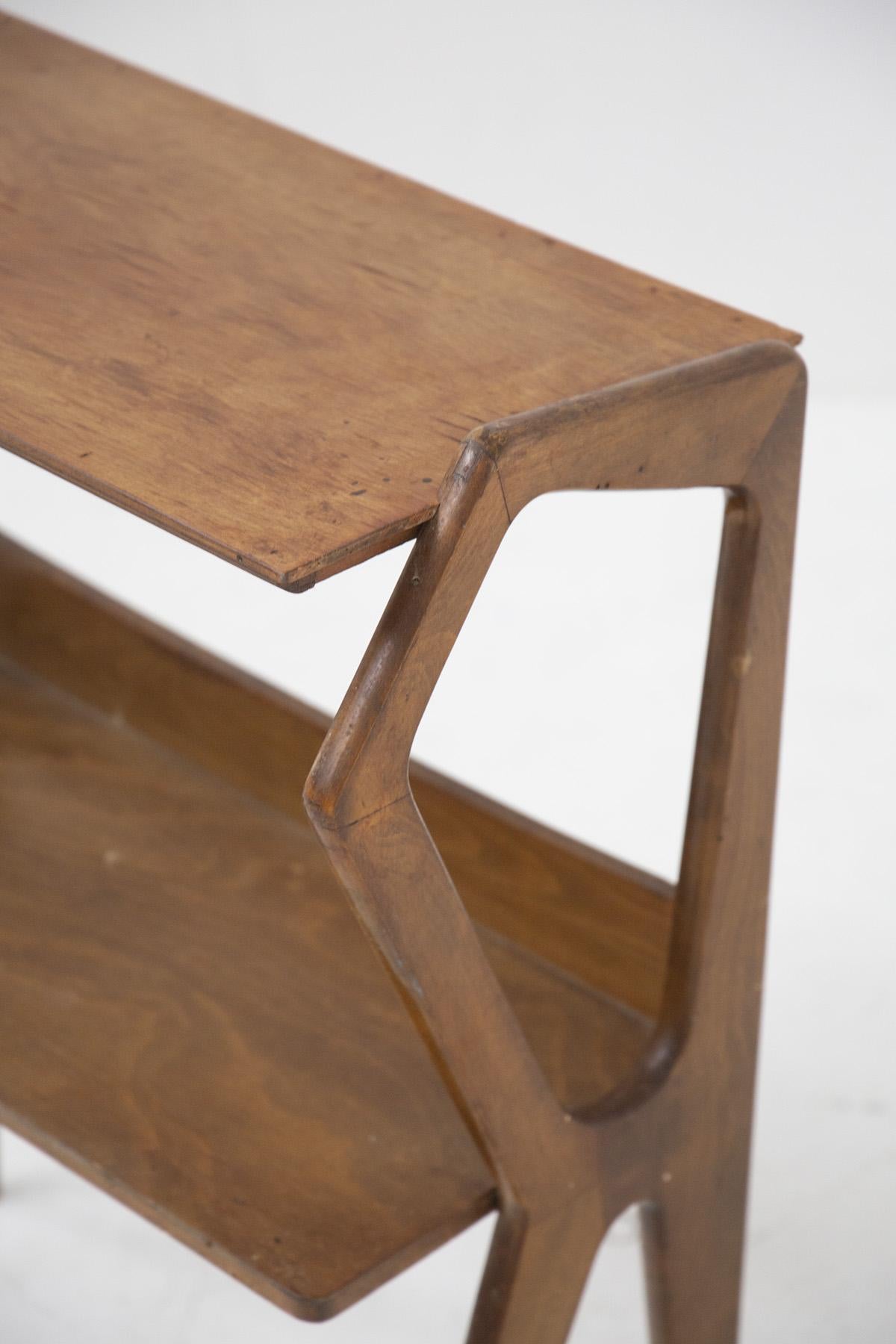 Table console italienne vintage en bois en vente 1