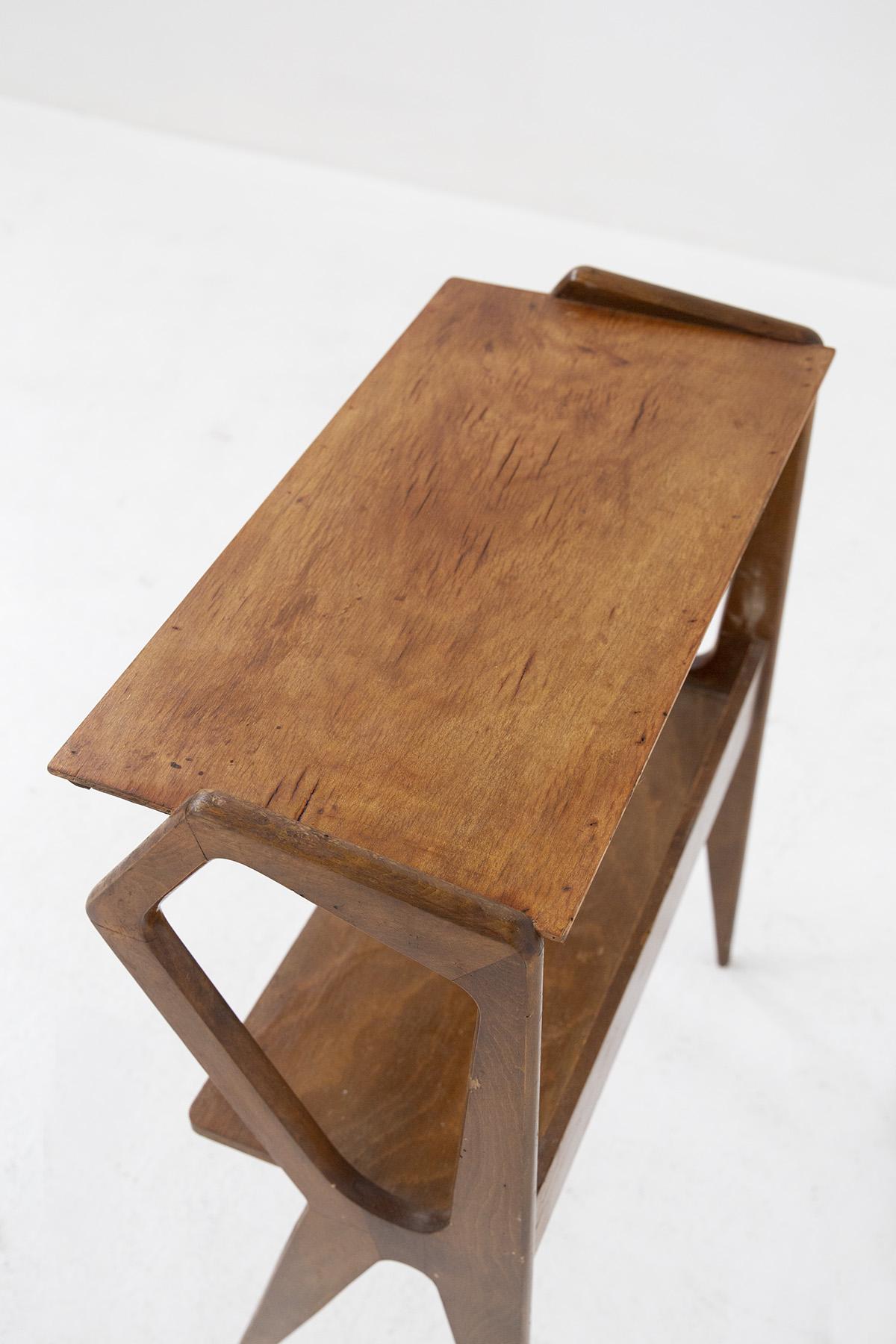 Table console italienne vintage en bois en vente 3