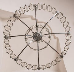Mid-Century Italian Crystal Chandelier by Gaetano Sciolari, 1970
